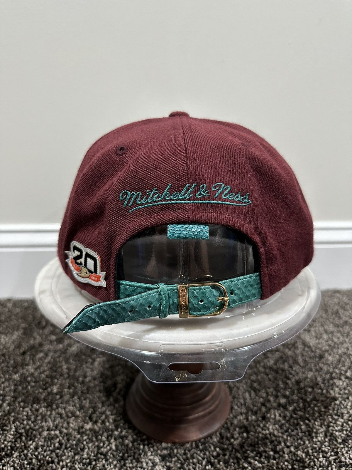 Just Don Just Don x Mitchell & Ness NHL Anaheim Mighty Ducks Hat Size ONE SIZE - 3 Thumbnail