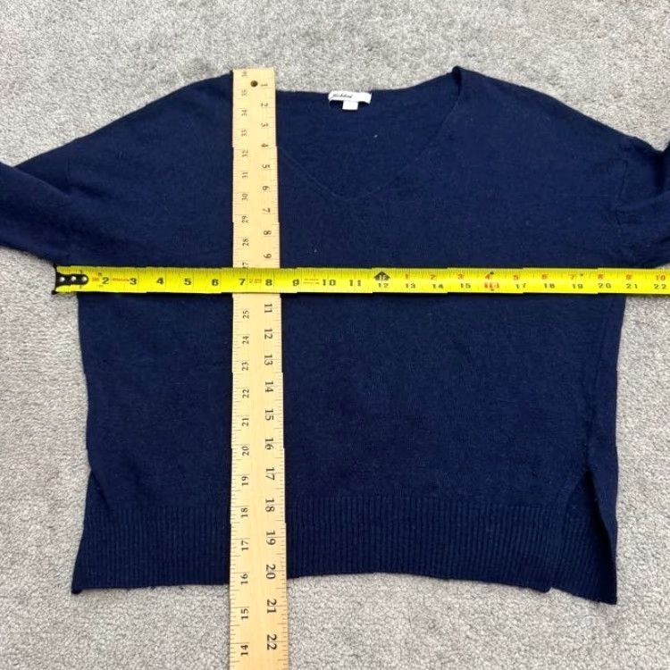 Vintage VINTAGE Subdueb Wool Blend Pullover Sweater Women Medium Blue Knit Casual Fall Spring Winter Size M / US 6-8 / IT 42-44 - 7 Thumbnail