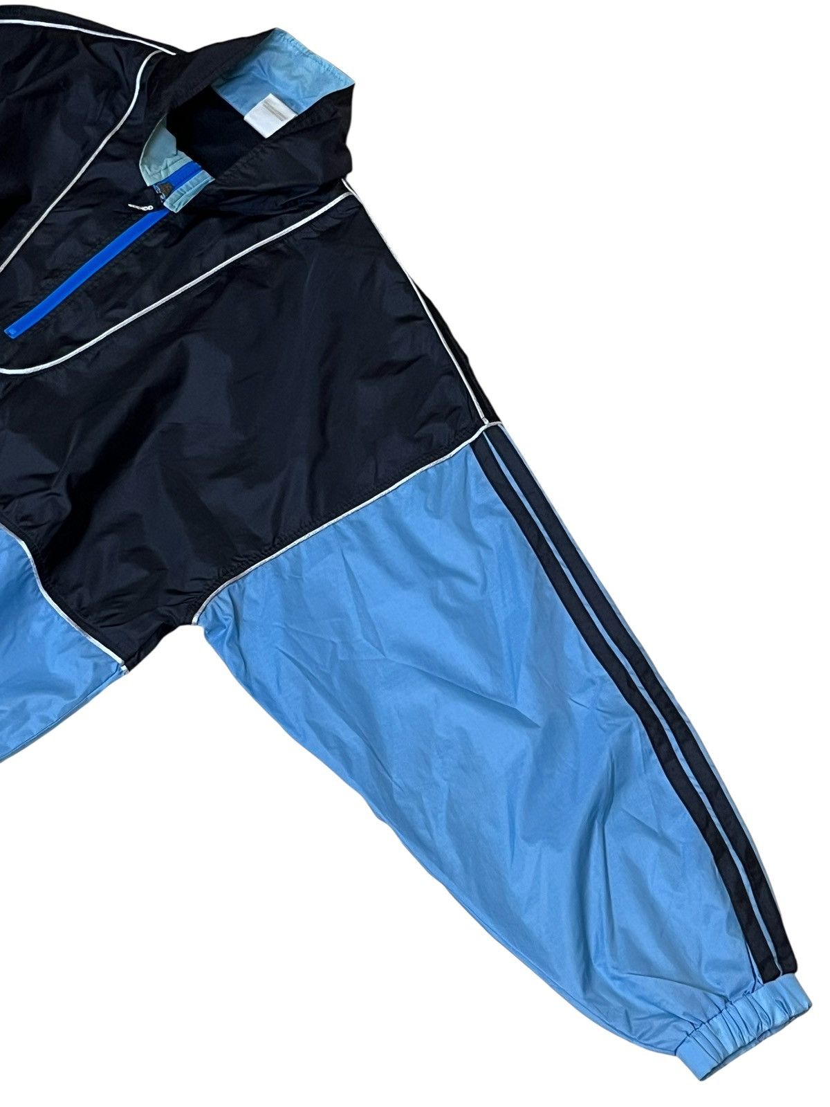 Adidas Grail🔥Vintage 90s ADIDAS DESCENTE 1/2 zipper windbreaker Size US L / EU 52-54 / 3 - 3 Thumbnail