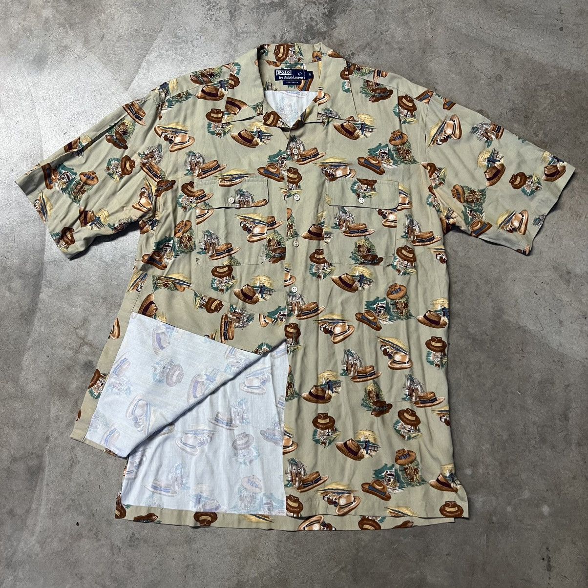 Polo Ralph Lauren × RRL Ralph Lauren × Vintage Vintage 2000’s Polo Ralph Lauren Classic S/S Hawaiian Shirt Size US M / EU 48-50 / 2 - 6 Thumbnail