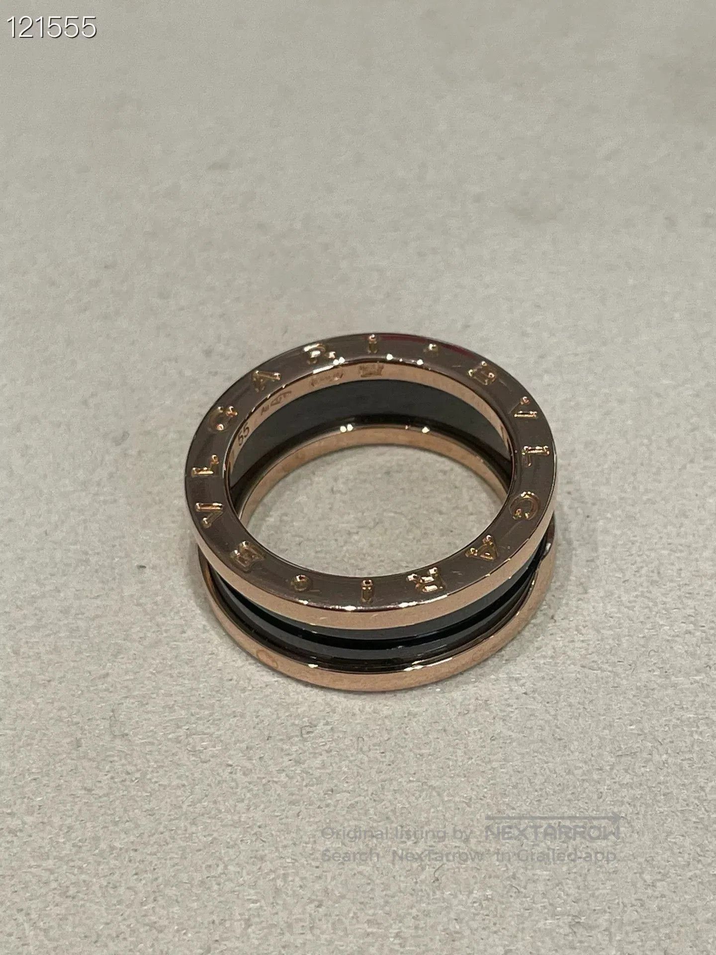 Bvlgari Bvlgari Classic Black Ceramic Ring. Size ONE SIZE - 1 Thumbnail