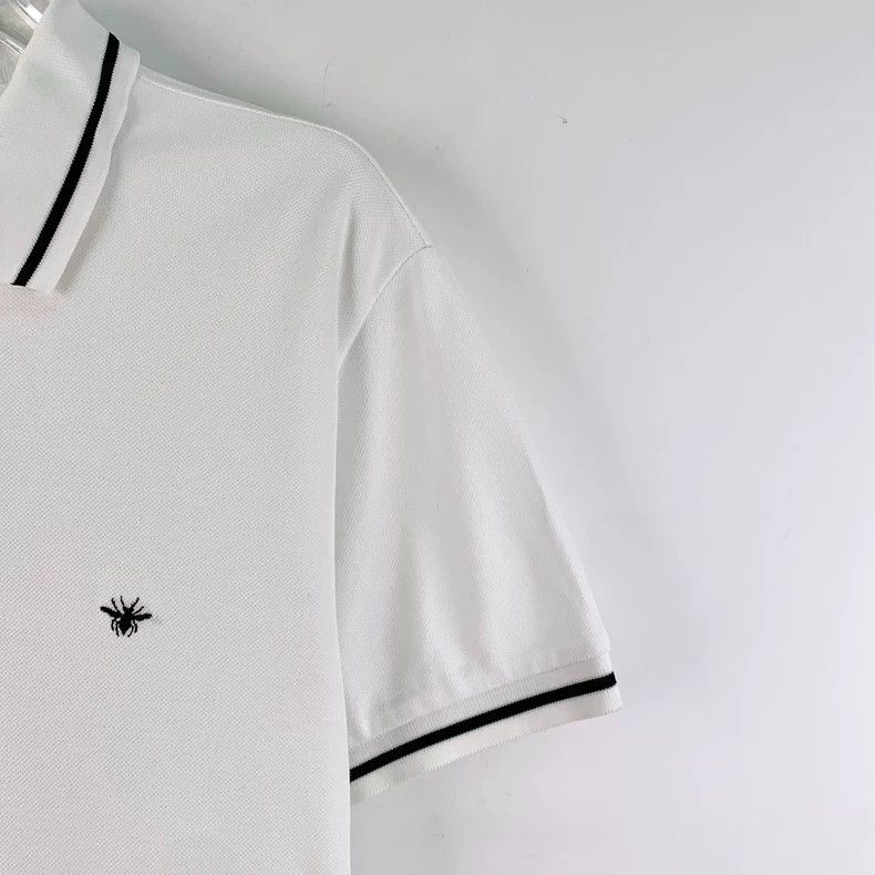 Dior Dior White bee embroidered cotton lapel single-breasted Po Size US L / EU 52-54 / 3 - 3 Thumbnail