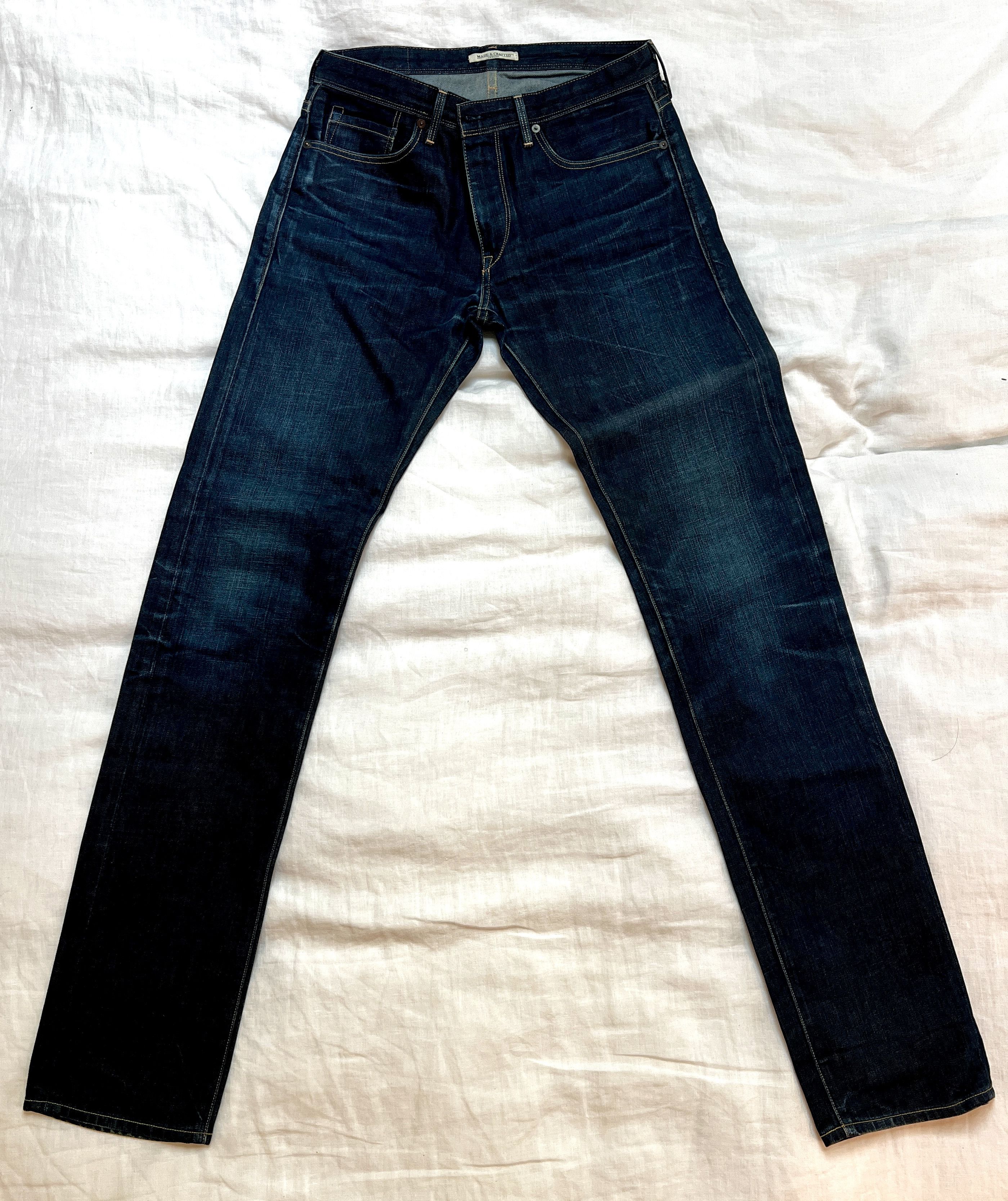 Levi's Made & Crafted Levi’s Made & Crafted 30/34 Navy Blue Denim Jeans Size US 30 / EU 46 - 1 Thumbnail