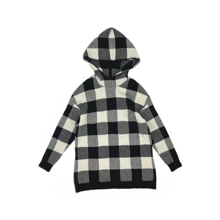 Dior Dior Black and White Check Hooded Knit Sweater 0079 Size XS / US 0-2 / IT 36-38 - 1 Thumbnail