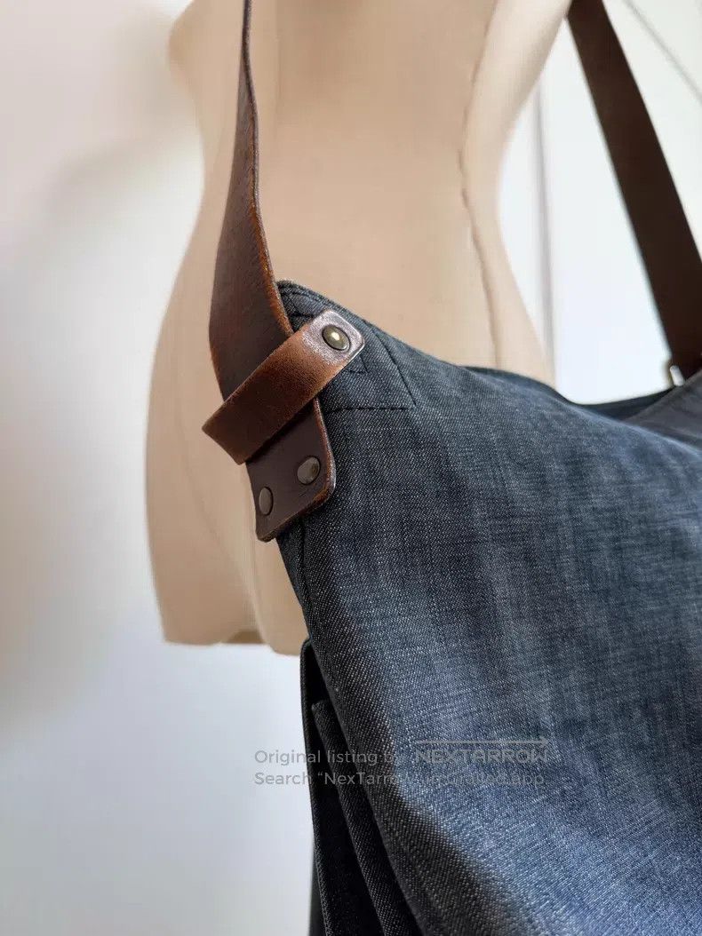 Dries Van Noten Dries Van Noten denim shoulder bag| Size ONE SIZE - 8 Thumbnail