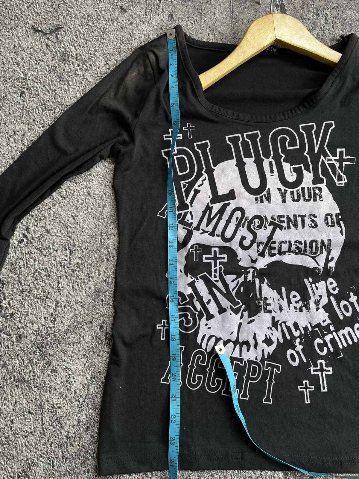 Japanese Brand Y2k Ghost of Harlem ifsixwasnine long sleeve Skull Size US M / EU 48-50 / 2 - 8 Thumbnail