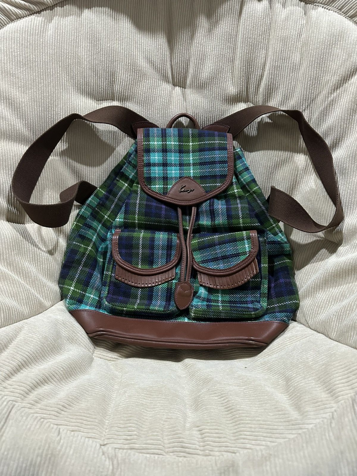 Kenzo Vintage Kenzo Mini Backpack Size ONE SIZE - 1 Thumbnail