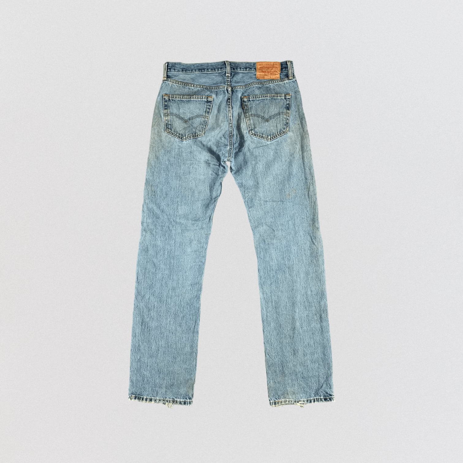 Levi's Vintage Blue Wash Levis 501 Jeans-JM2999 Size US 34 / EU 50 - 2 Thumbnail