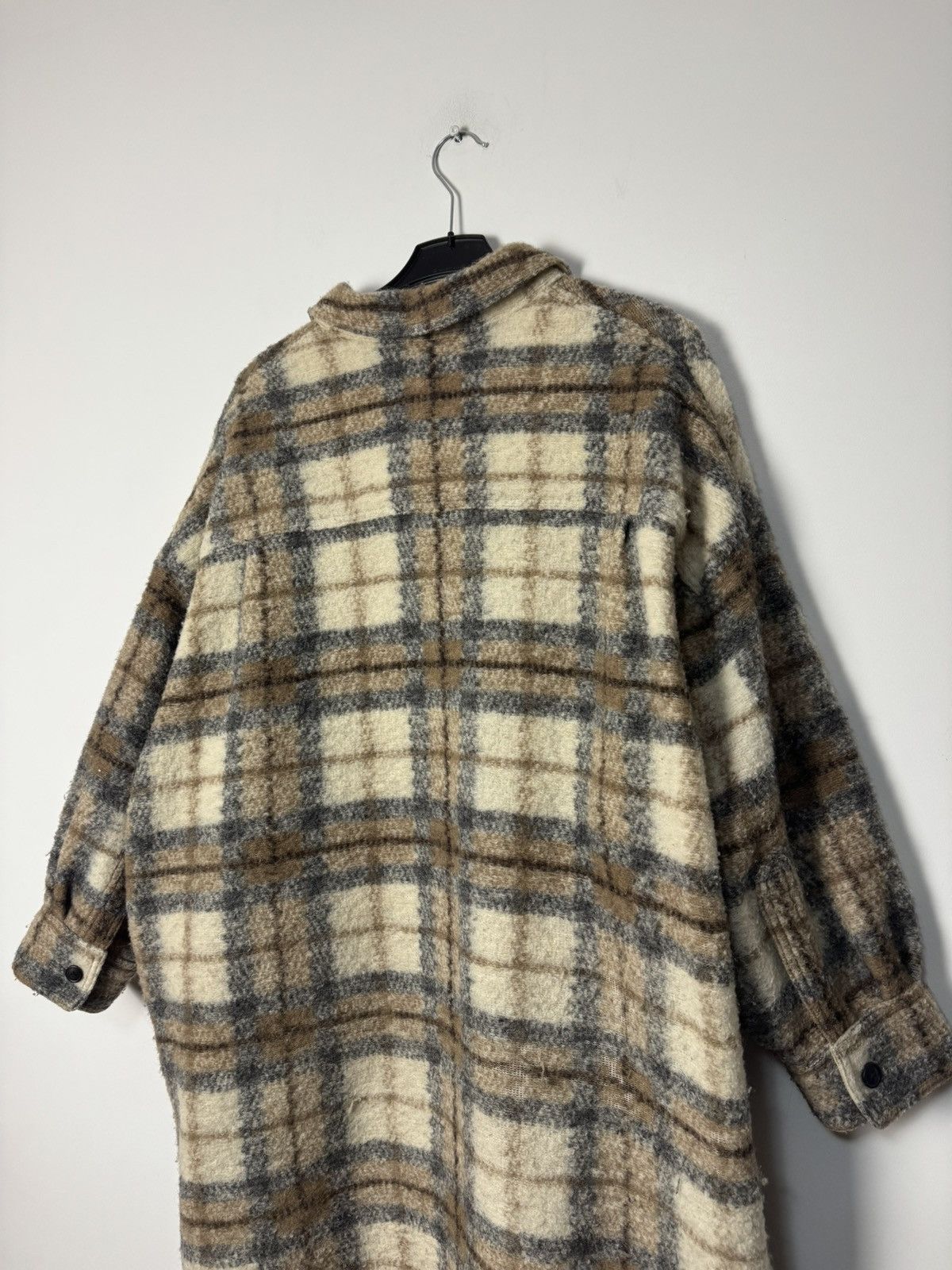 Isabel Marant Etoile Vintage Isabel Marant Étoile Wool Plaid Coat Luxury Designer Size S / US 4 / IT 40 - 13 Thumbnail