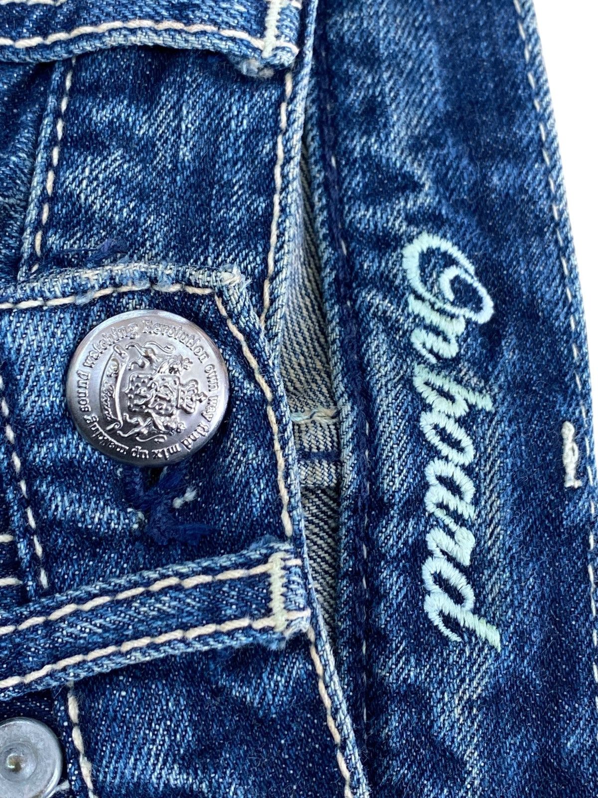 Japanese Brand Onboard Brand Distressed Style Bootcut Jeans Size US 32 / EU 48 - 14 Thumbnail