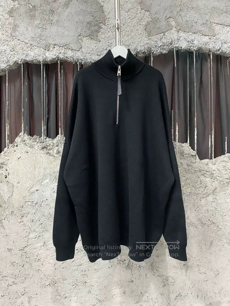 Loewe Loewe High-Neck Semi-Zip Sweater Size US XL / EU 56 / 4 - 1 Thumbnail
