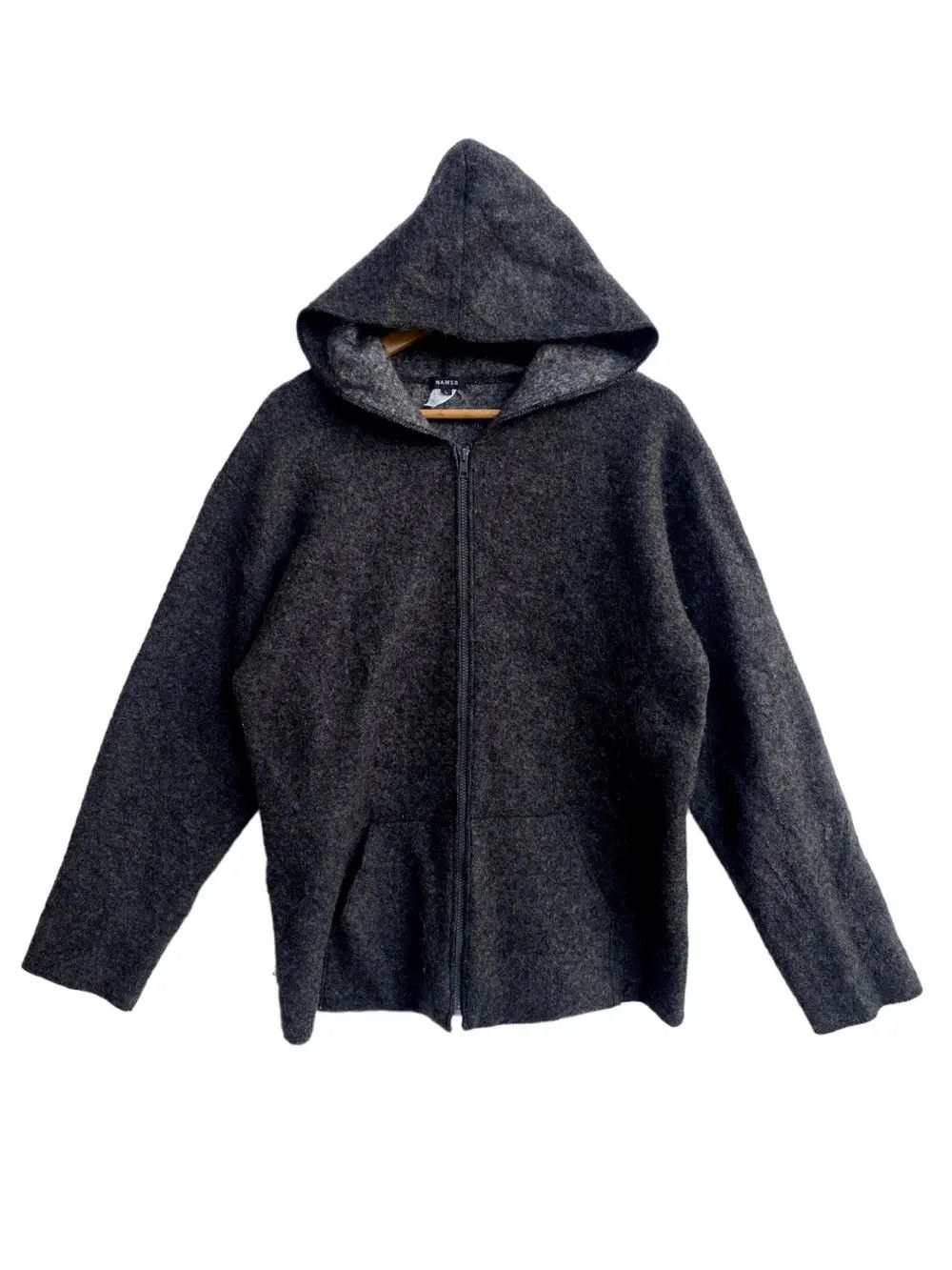 Japanese Brand × Vintage Vintage NAMSB Mohair Sweater Riri Zip Size US L / EU 52-54 / 3 - 1 Thumbnail