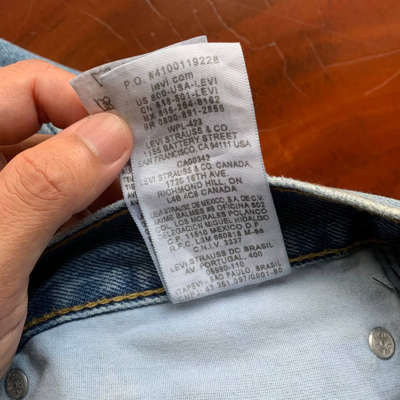 Levi's Levis 550 Relaxed Fit Big Size Blue Denim Jeans Pants Size US 41 - 17 Thumbnail