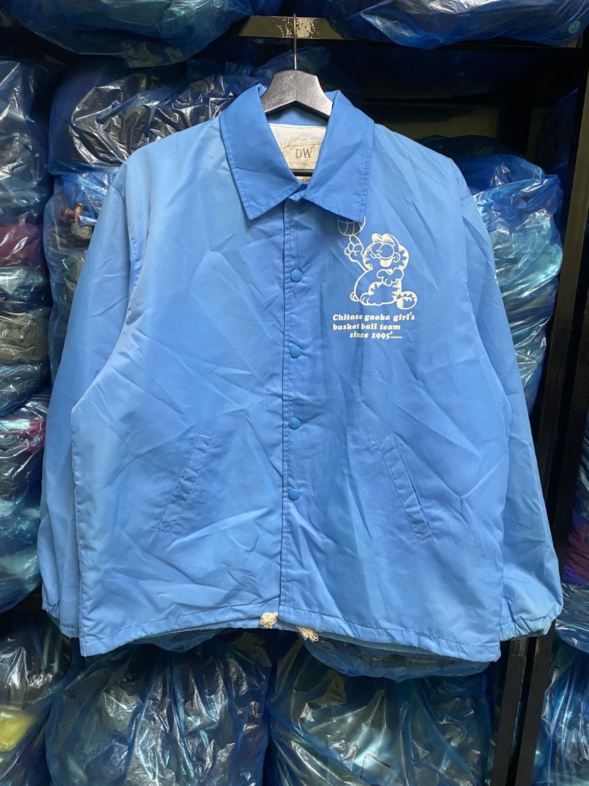 Other VINTAGE GARFIELD BASKETBALL NYLON COACH JACKET Size US S / EU 44-46 / 1 - 1 Thumbnail
