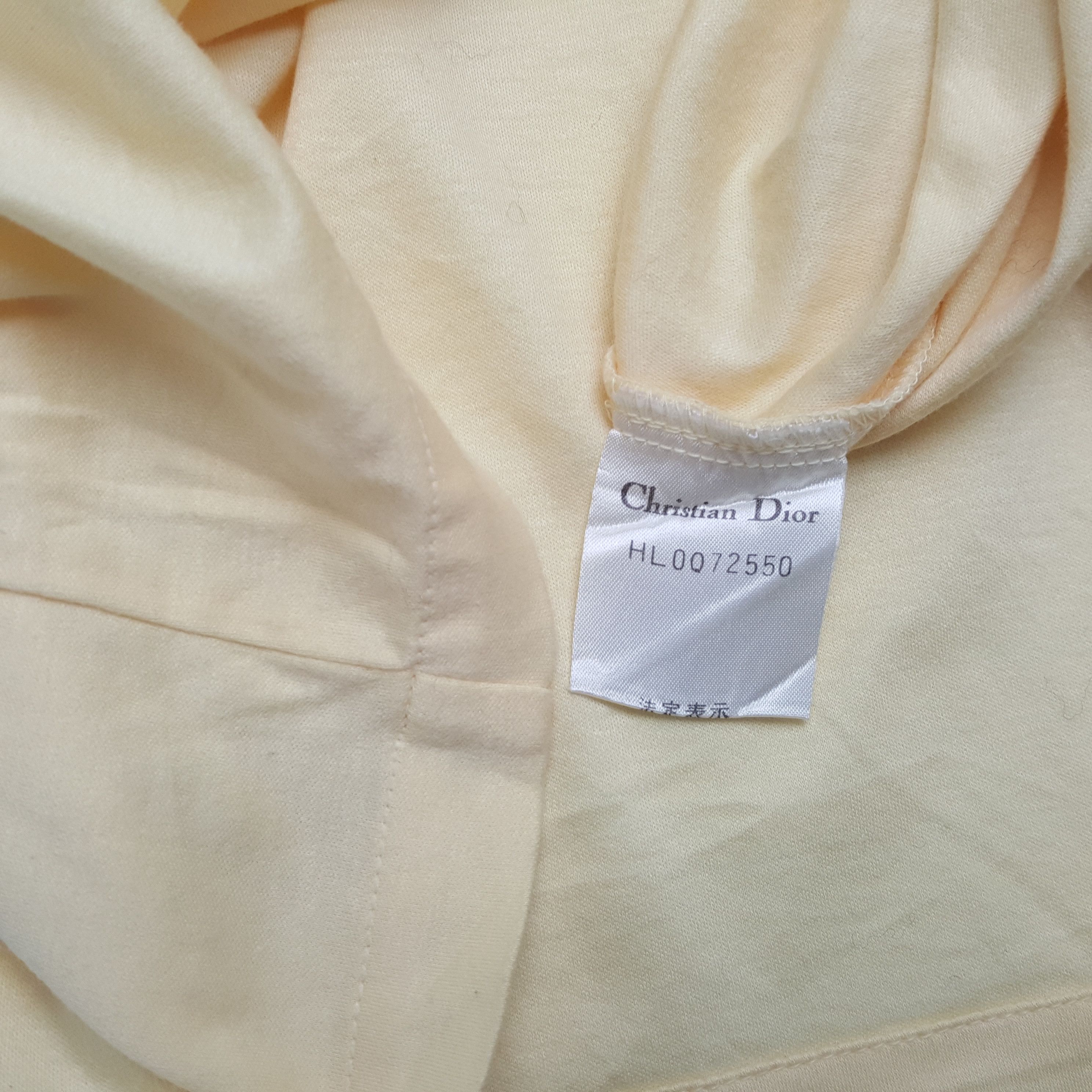 Christian Dior Monsieur × Vintage Vintage CRISTION DIOR Italian Fashion Brand T-Shirt Size L / US 10 / IT 46 - 5 Thumbnail