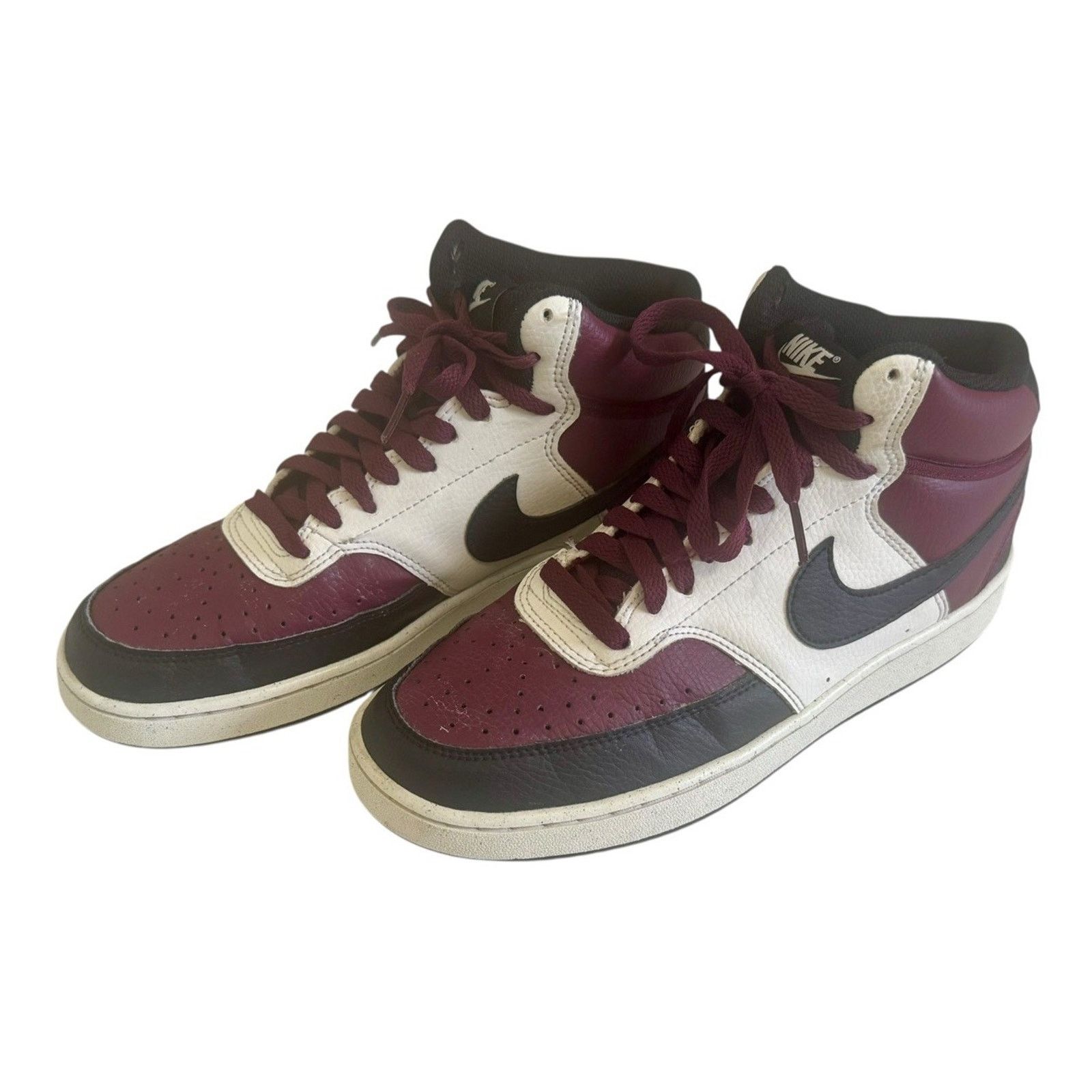 Nike NIKE Court Vision LO NN Shoes Black/Maroon Men 8 Women 9.5 Size US 8 / EU 41 - 5 Thumbnail