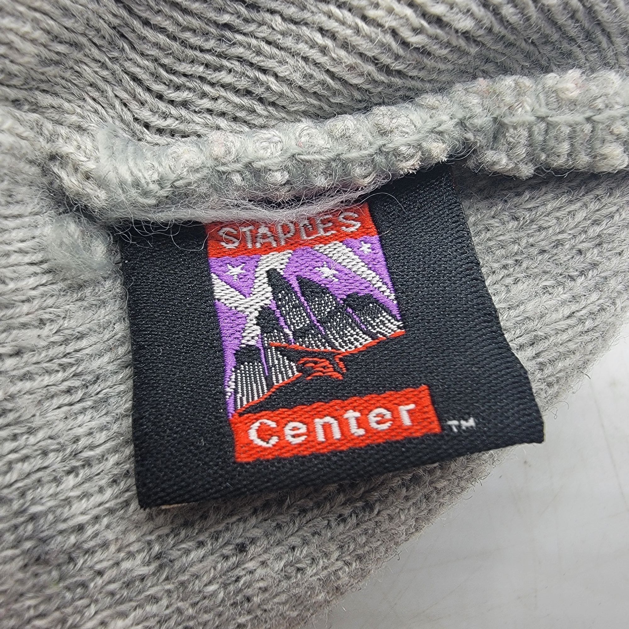 NHL Staples Center NHL Official Licensed Product Gray Beanie Wit Size ONE SIZE - 5 Thumbnail