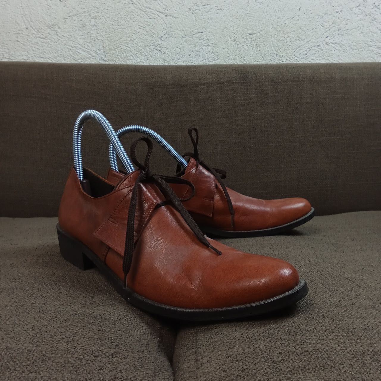 Yohji Yamamoto Y's Yohji Yamamoto - Mid Lace Point Toe - Burgundy Size US 4 / IT 34 - 4 Thumbnail