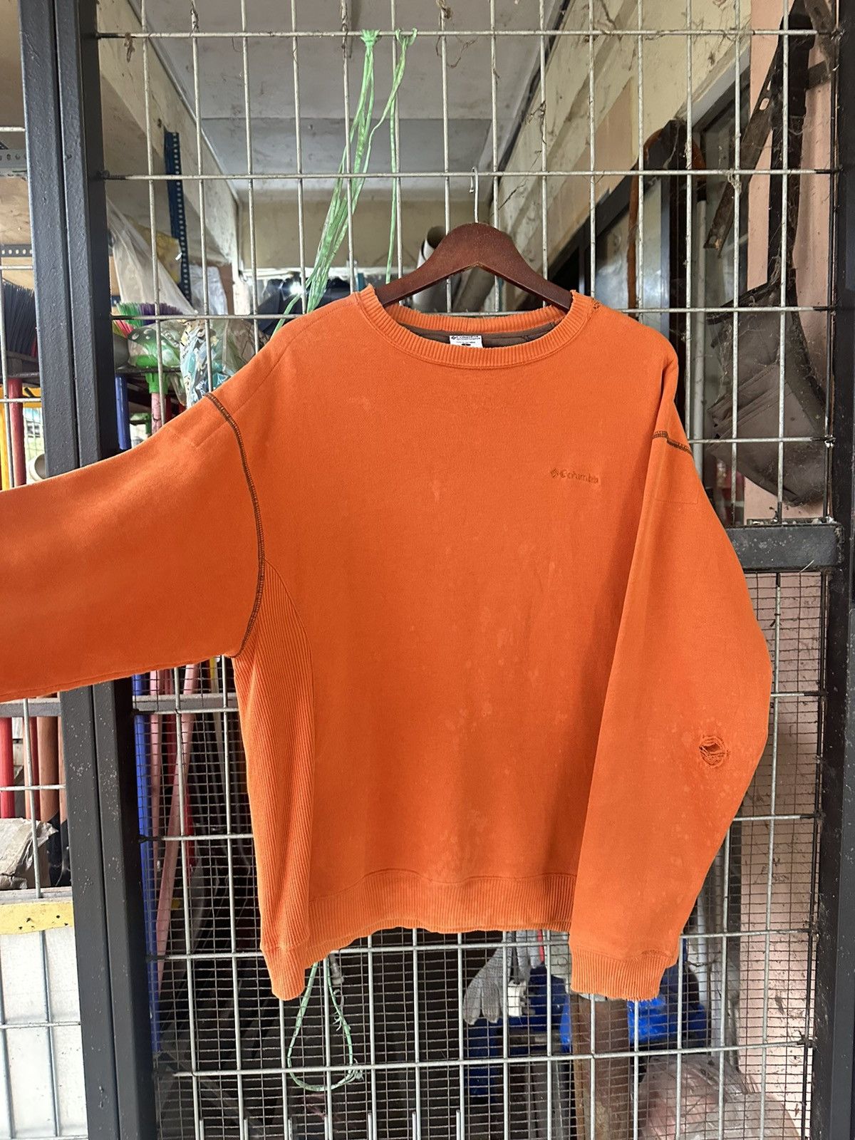 Vintage Sun Faded Thrashed Distressed ERD Grunge Crewneck Size US L / EU 52-54 / 3 - 5 Thumbnail