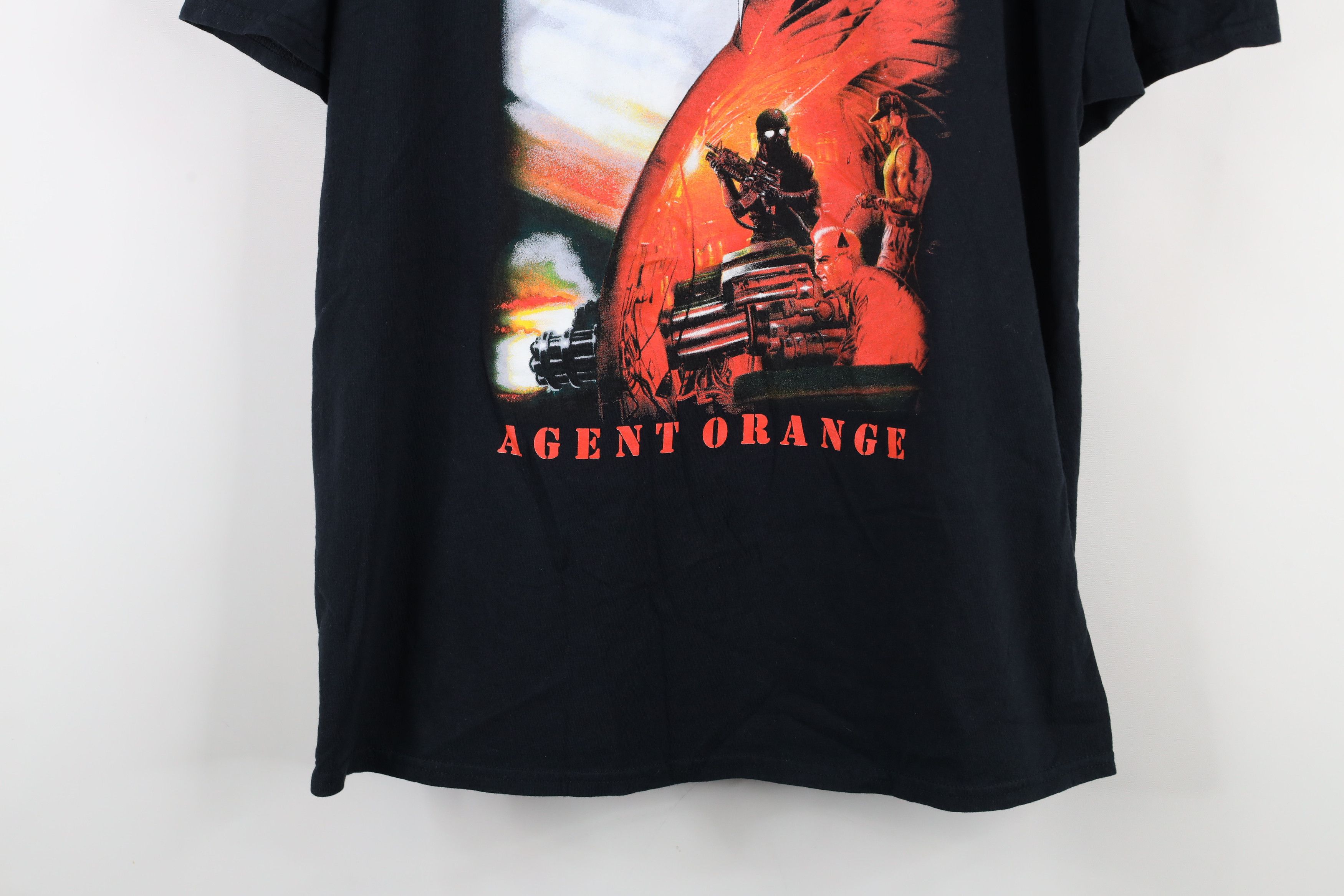 Vintage Retro Y2K Spell Agent Orange Sodom Band Short Sleeve T-Shirt Size US XL / EU 56 / 4 - 3 Thumbnail