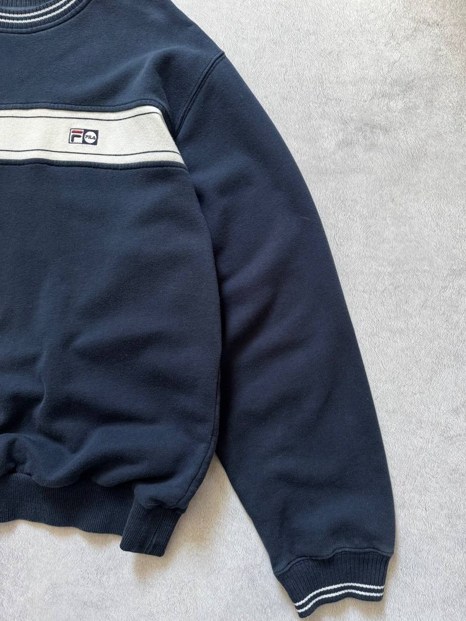 Fila Vintage 90's Fila Italia Navy Retro Sweatshirt Size US M / EU 48-50 / 2 - 5 Thumbnail