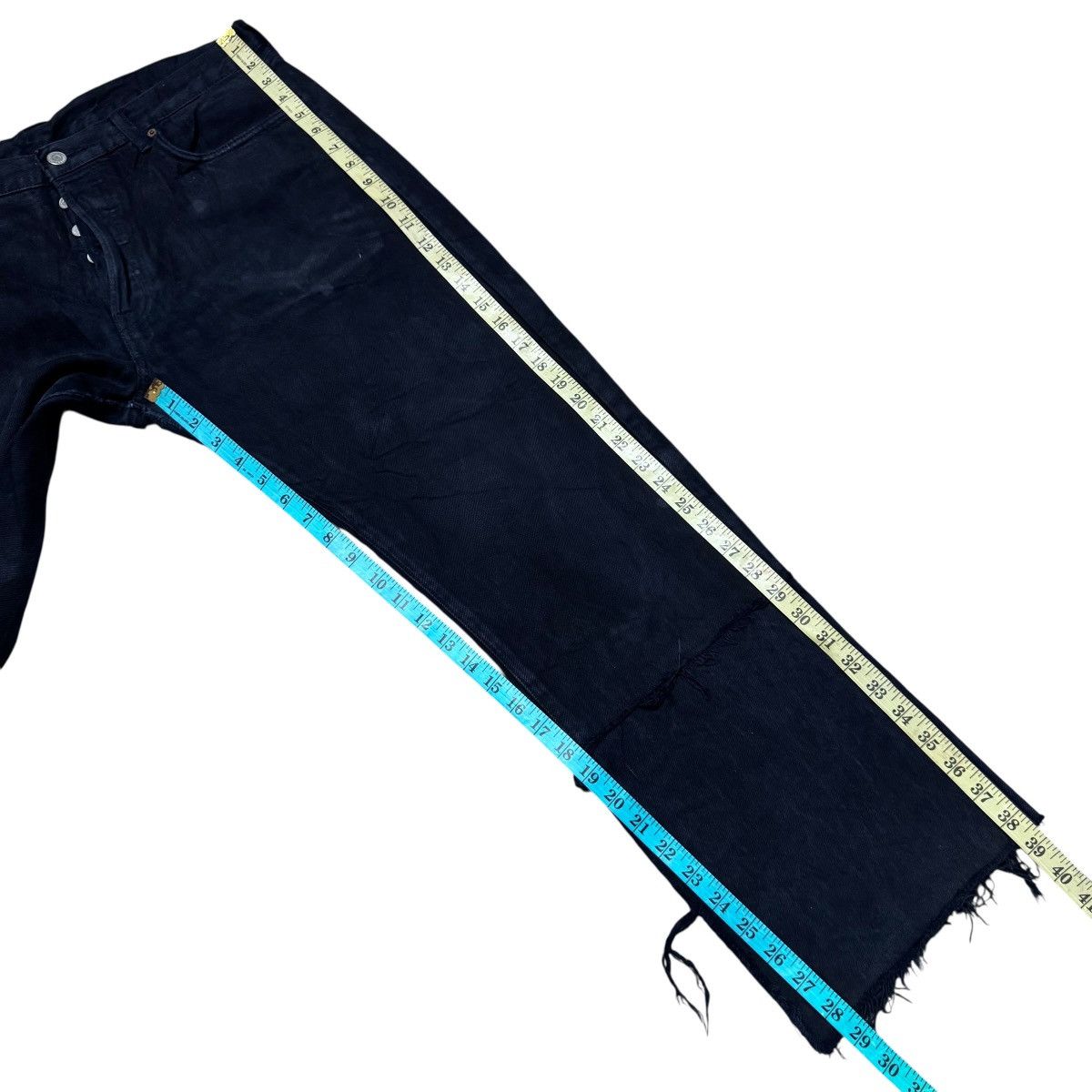 Beams Japan × Levi's Remake By AND TEMA Levis 501 Black Denim Jeans Open Leg Size US 36 / EU 52 - 18 Thumbnail
