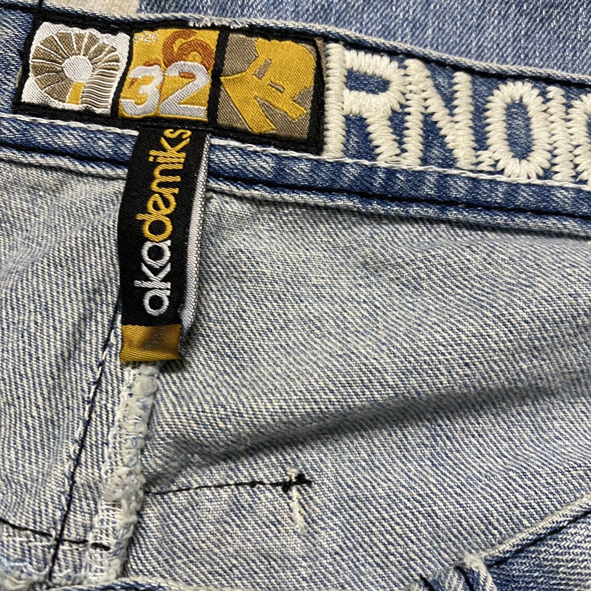 Vintage Vintage AKADEMIKS Denim Baggy Jeans Size US 30 / EU 46 - 19 Thumbnail