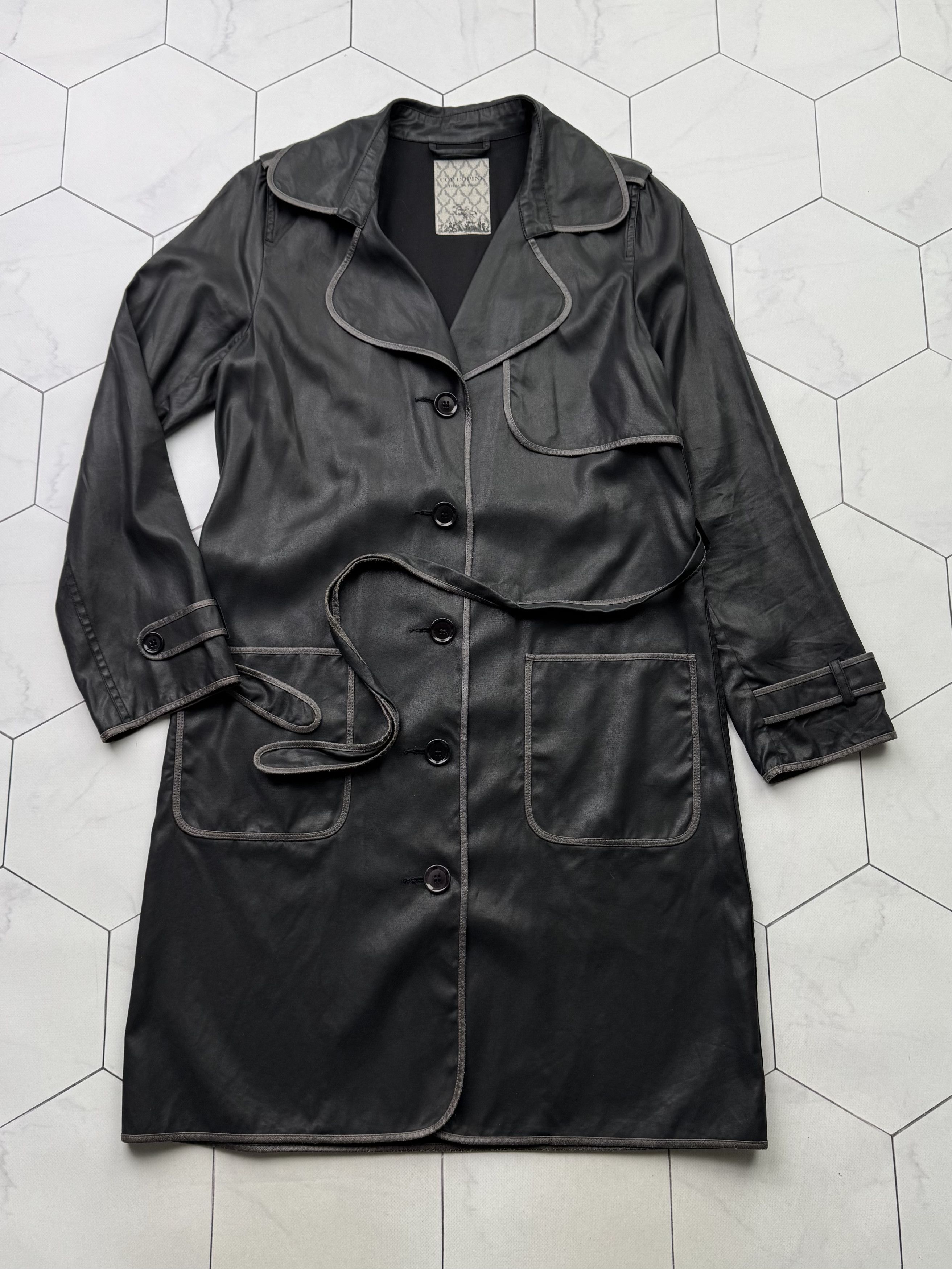 Cop Copine Cop Copine Vintage Coat With Belt (B186) Size M / US 6-8 / IT 42-44 - 1 Thumbnail