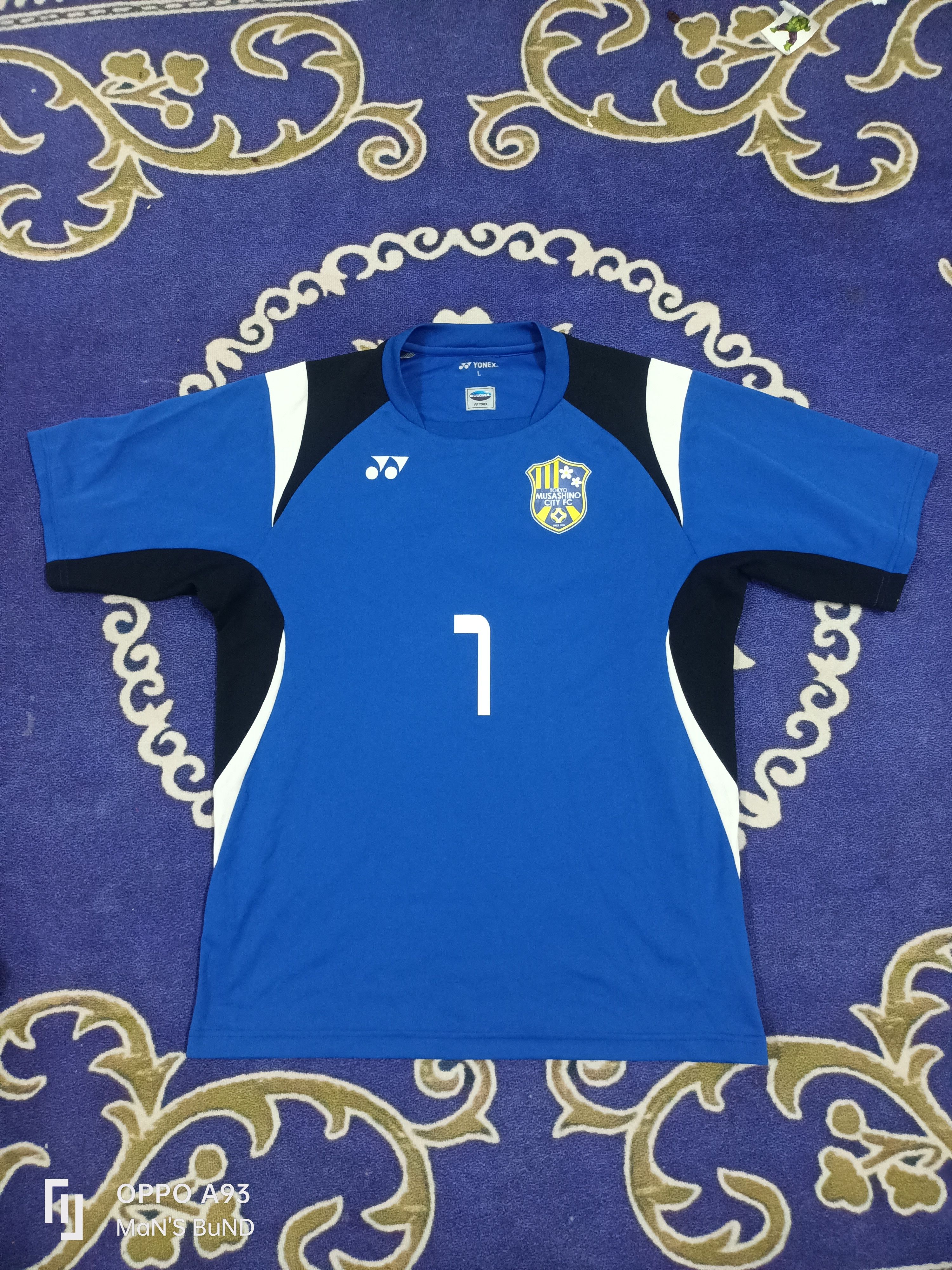 Japanese Brand × Vintage Jersey YONEX Tokyo MUSASHINO CITY FC Size US L / EU 52-54 / 3 - 1 Thumbnail