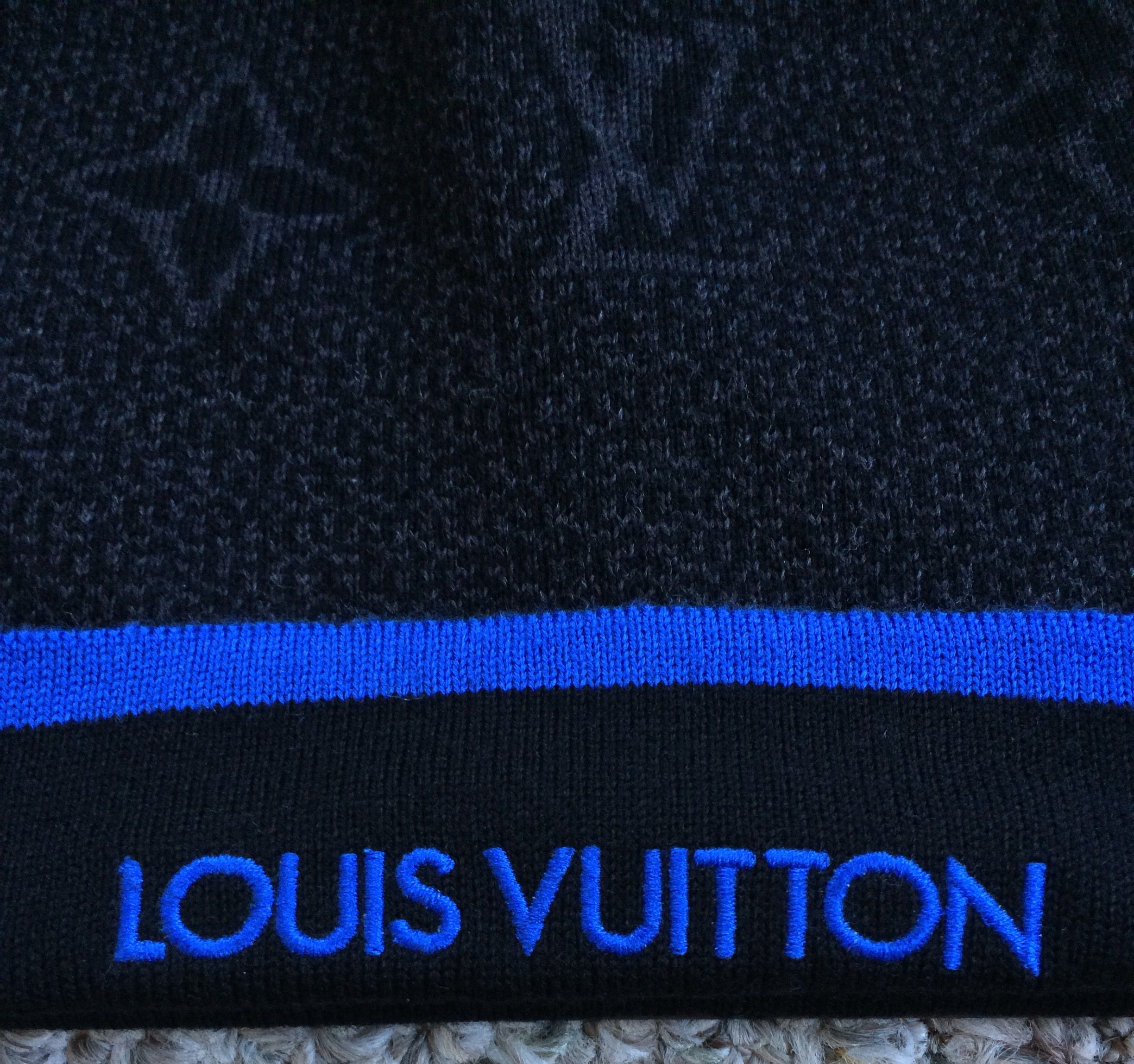 Louis Vuitton Louis Vuitton Monogram Logo Beanie Hat Size ONE SIZE - 2 Thumbnail