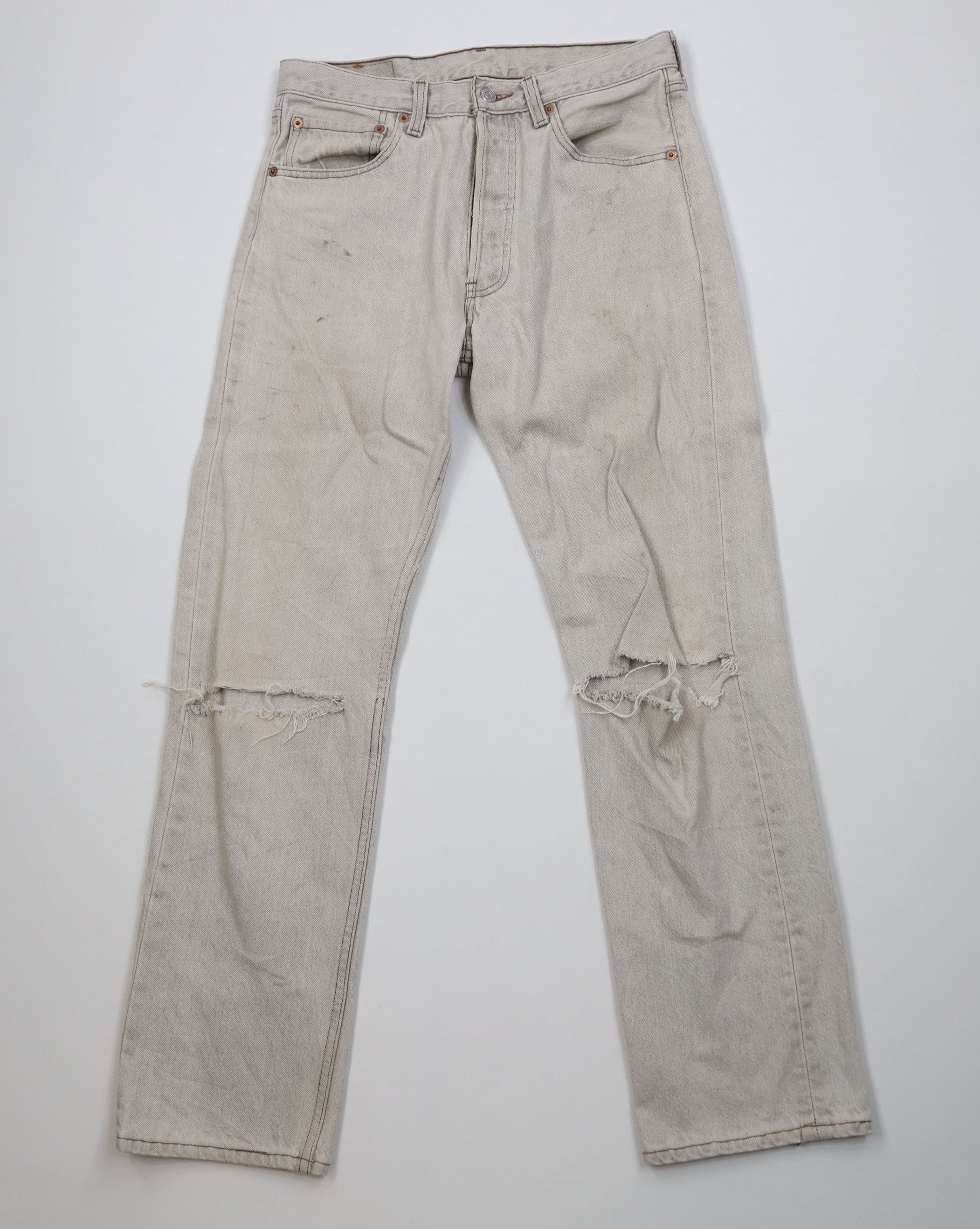 Levi's Vintage 90s Levis 501xx Button Fly Original Fit Jeans USA Size US 31 - 1 Thumbnail