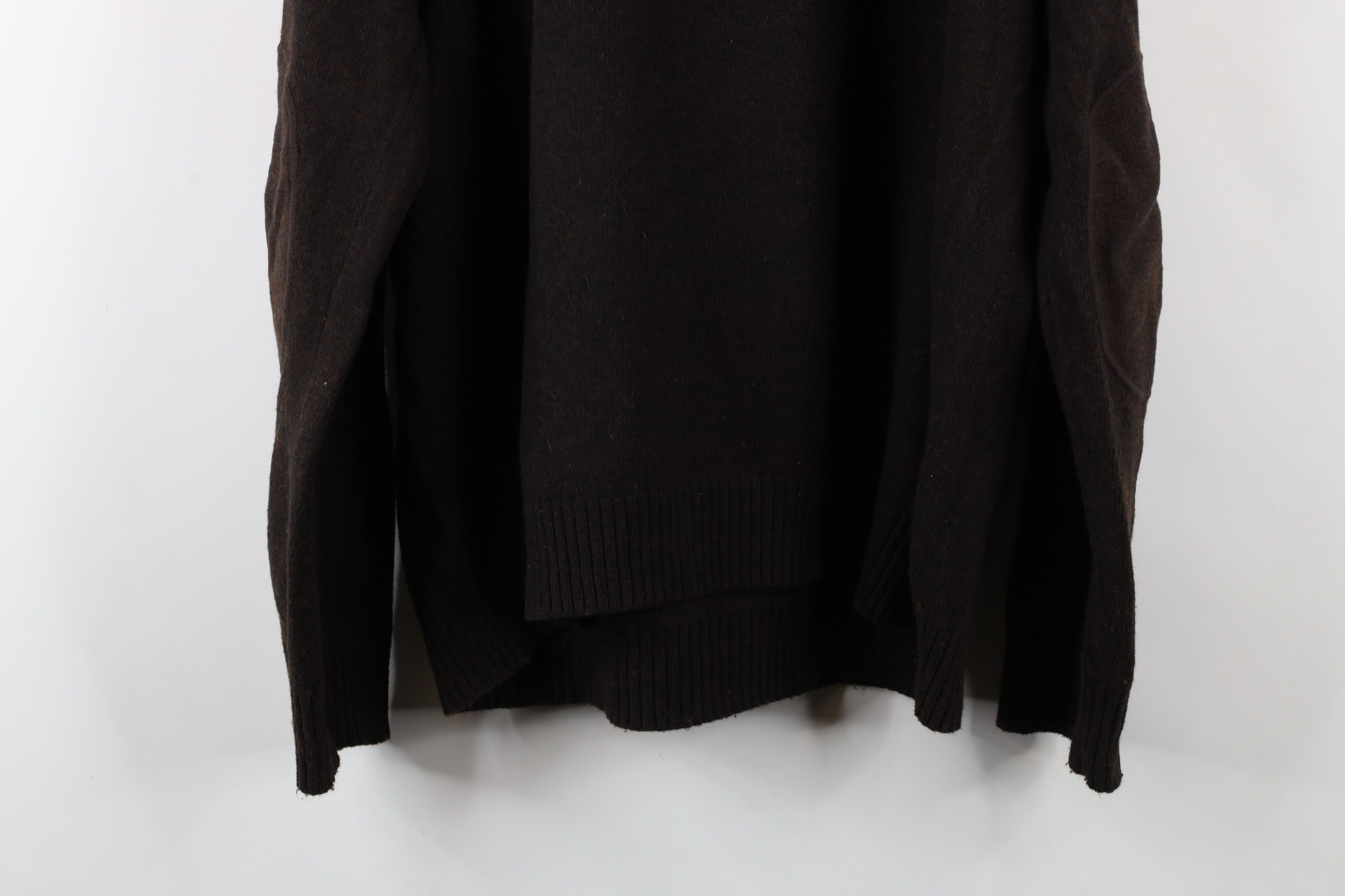 Gap × Vintage Vintage Y2K Gap Elbow Patch Knit Crewneck Sweater Brown Size US XL / EU 56 / 4 - 9 Thumbnail