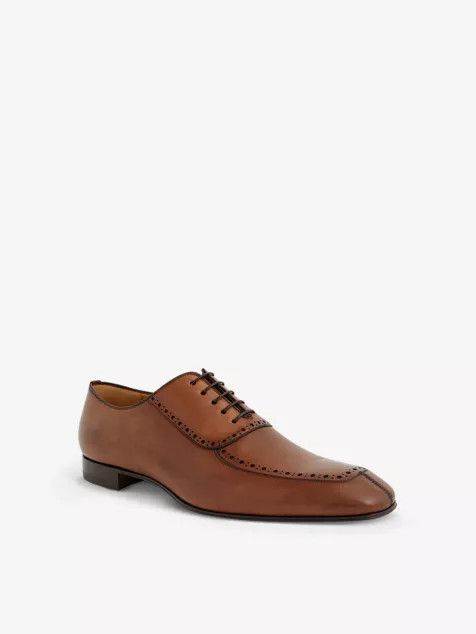 Christian Louboutin o1bcso1str1024 Lafitoch Flat in Brown Size US 8 / EU 41 - 2 Thumbnail