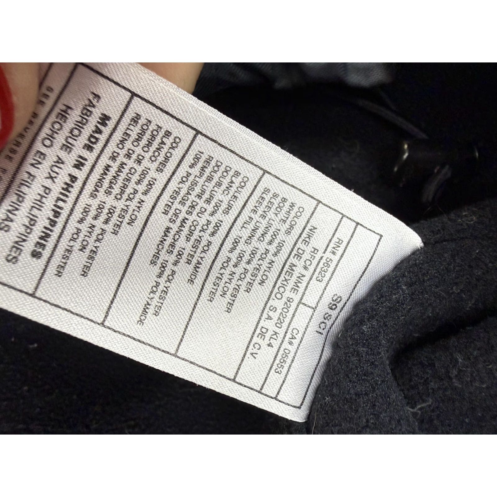 Nike Vtg Nike Jacket Mens Medium Black Full Zip Fleece Lined Reflective Windbreaker Size US M / EU 48-50 / 2 - 5 Thumbnail