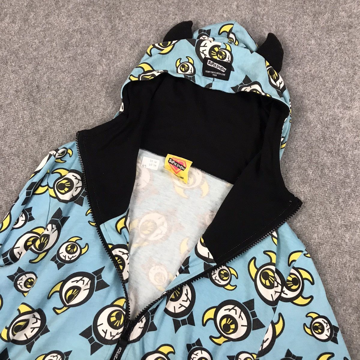Super Lovers 🔥NEEDGONE🔥2000s SUPER LOVERS DEVIL HOODIES JACKET Size US M / EU 48-50 / 2 - 7 Thumbnail