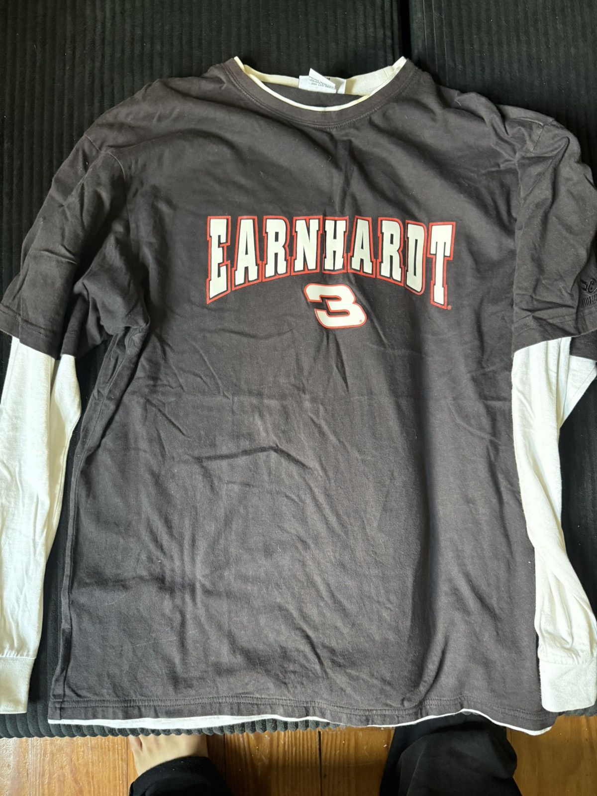 Chase Authentics Double layer Dale Earnhardt long sleeve Size US M / EU 48-50 / 2 - 1 Thumbnail