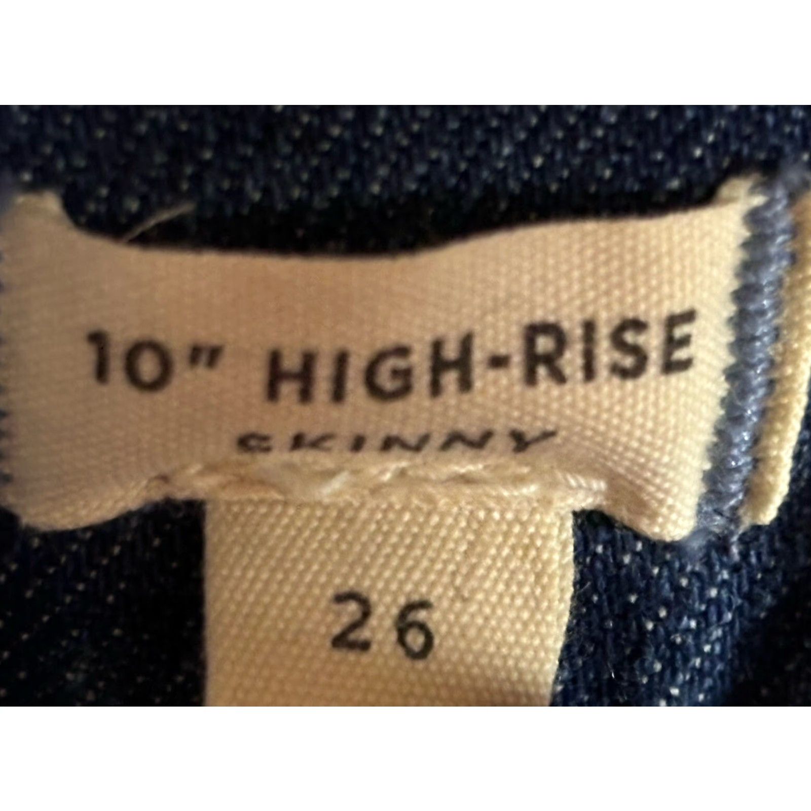 Madewell Madewell Jeans Skinny 10” High Rise Sz 26 Women’s Blue - Regular Size, Women, 26, Pre-owned Size 26" / US 2 / IT 38 - 6 Thumbnail