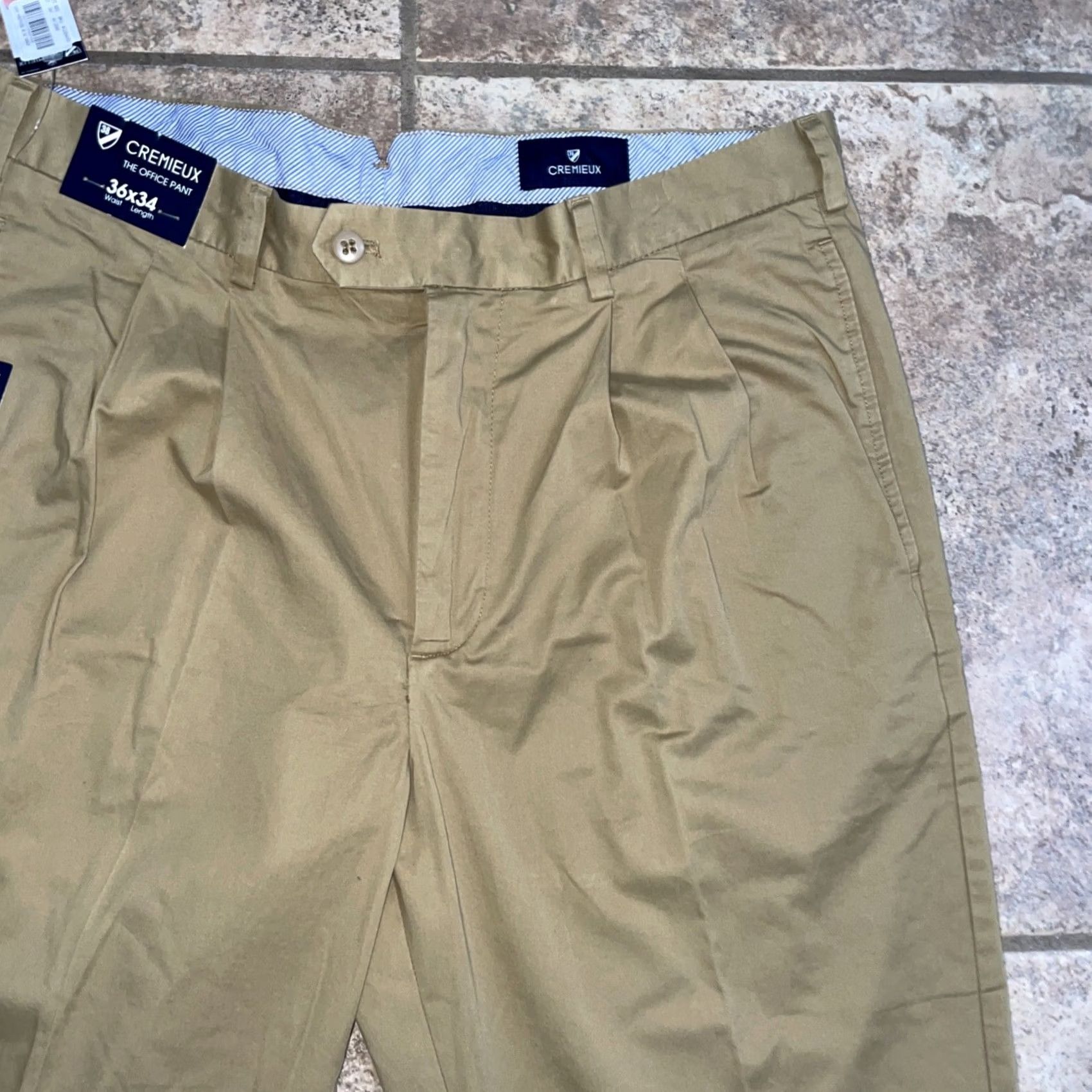 Cremieux Cremieux brown office pants Mens Size 36x34 NWT Size US 36 / EU 52 - 2 Thumbnail