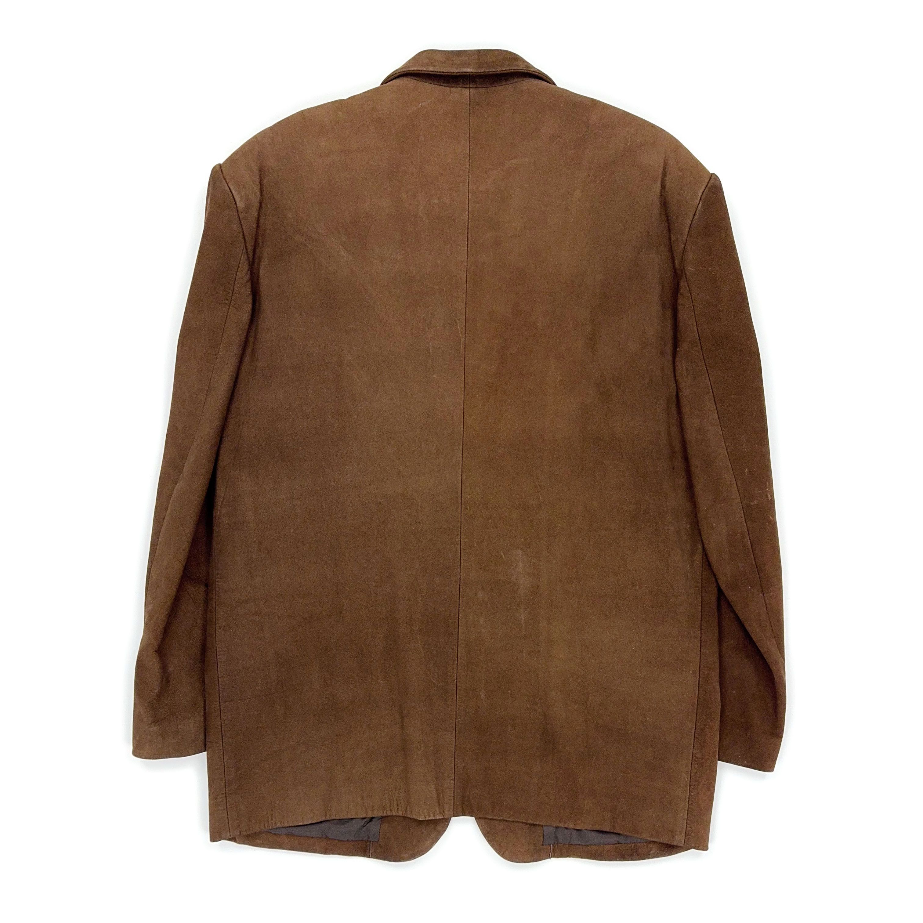 Comme des Garcons Homme AW89 Oversized Cowhide Leather Blazer Size US M / EU 48-50 / 2 - 3 Thumbnail