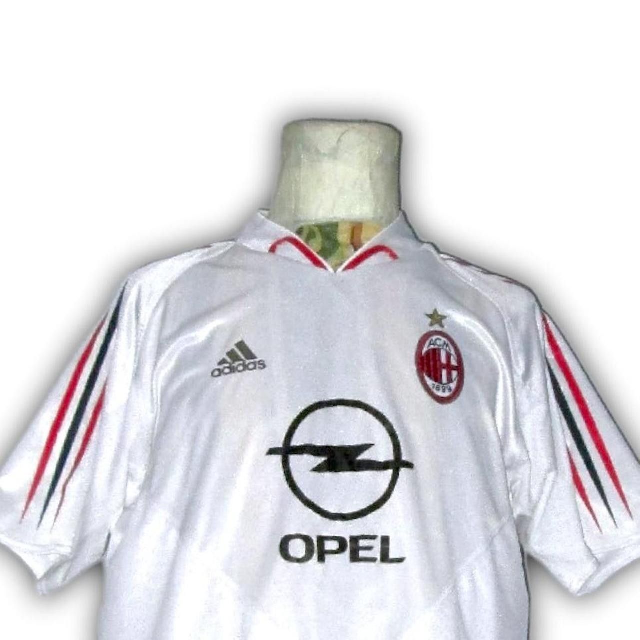 Adidas Ac Milan Italy 2004 2005 Away Shirt Jersey Size US M / EU 48-50 / 2 - 1 Thumbnail