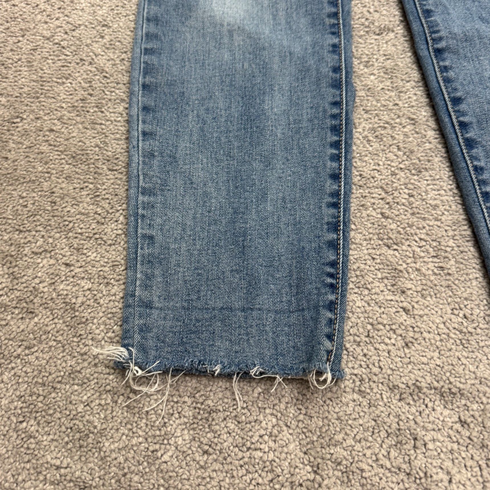 Denime Judy Blue Jeans Mid Rise Skinny Denim Women 26 in Blue 28 in Inseam Regular 3/26 Size 3 Pants City Streetwear Casual Size 26" / US 2 / IT 38 - 7 Thumbnail