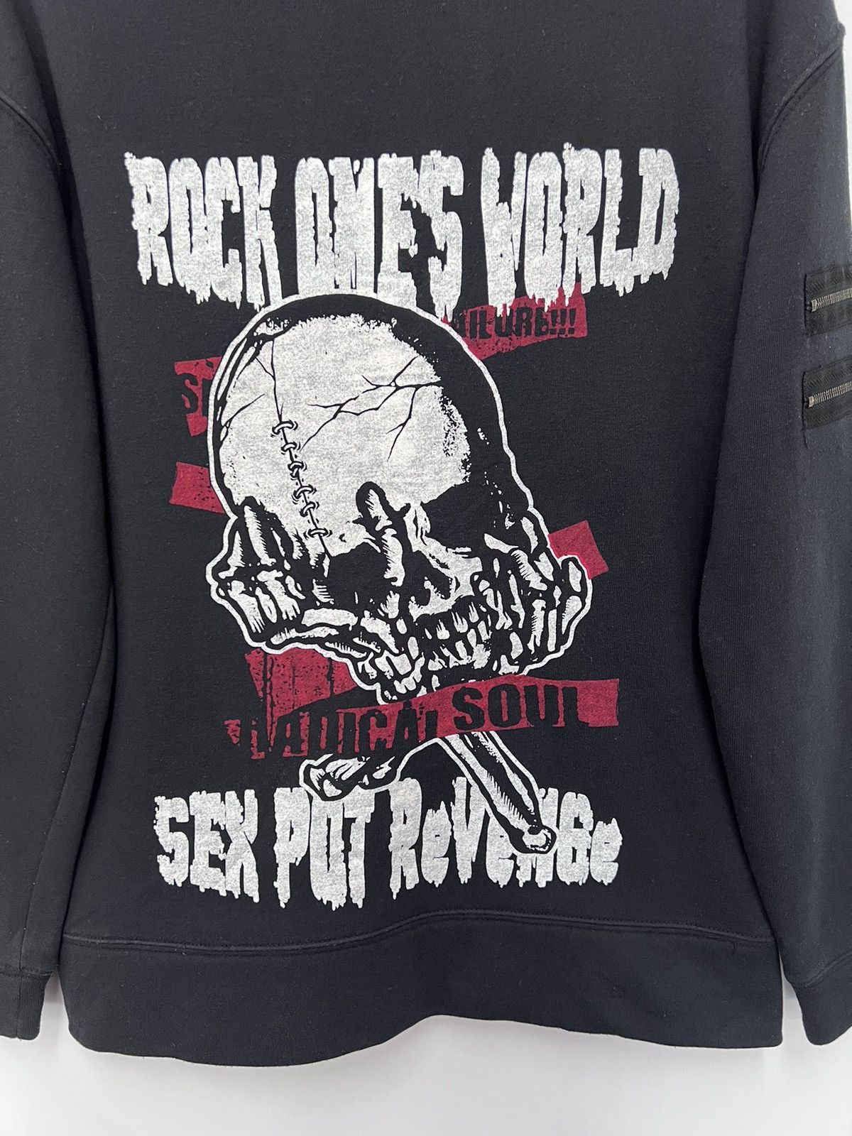 If Six Was Nine 🔥 Sex Pot Revenge punk Gothic Fashion Sweat zipper Jacket Size US S / EU 44-46 / 1 - 1 Thumbnail