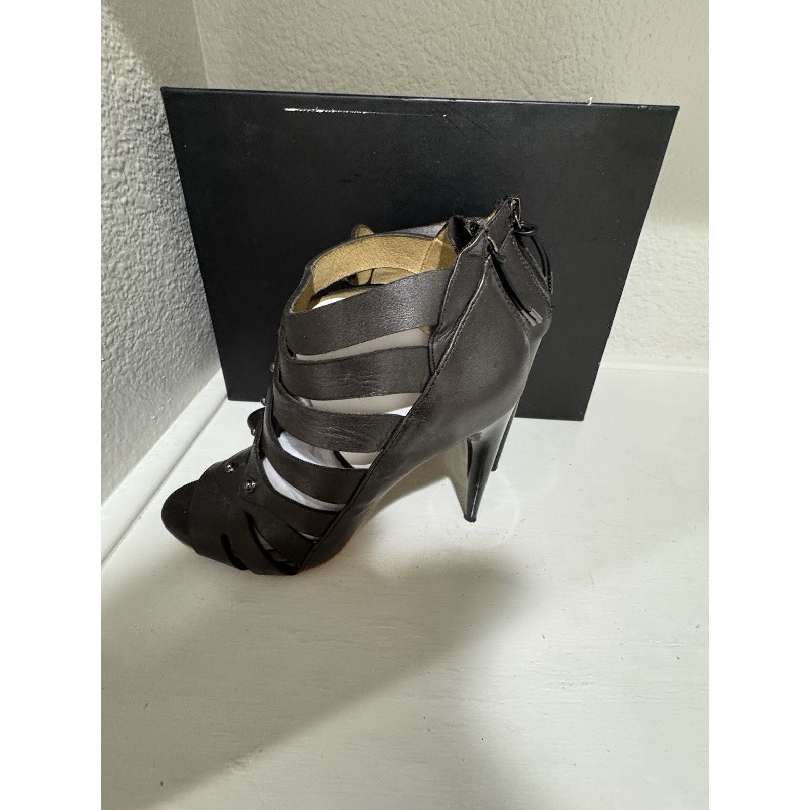 L.A.M.B. L.A.M.B Leo layered pump gunmetal Gunlea Chocolate Brown Size US 8.5 / IT 38.5 - 4 Thumbnail