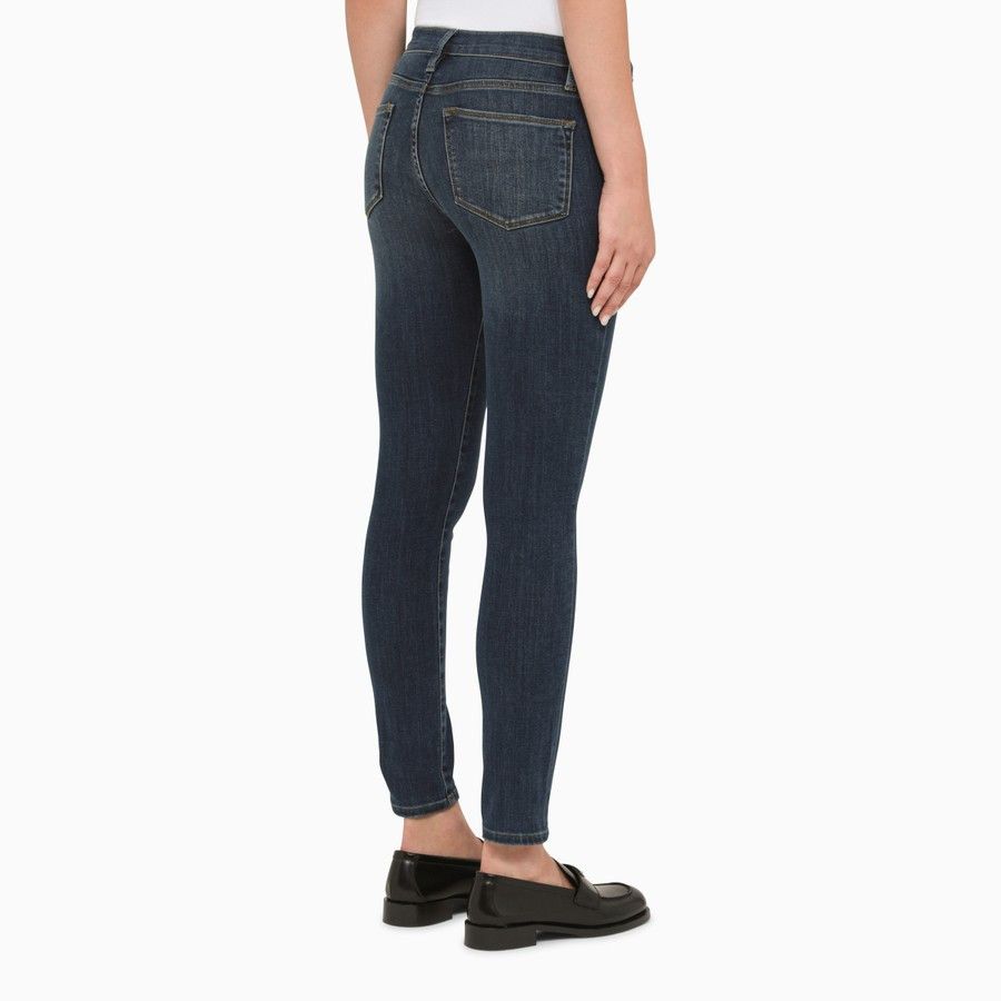 Frame o1d2blof0824 Le High Skinny Jeans in Blue Size 25" / US 0 / IT 36 - 4 Thumbnail
