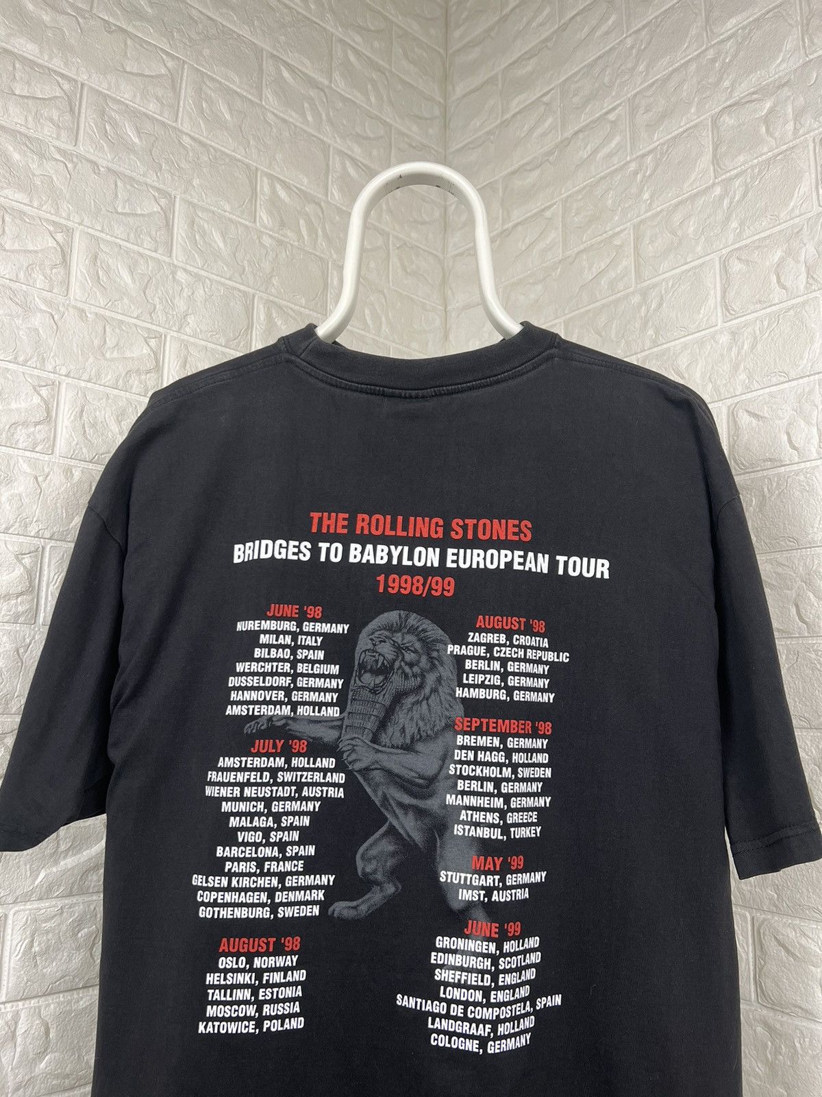 Band Tees × The Rolling Stones × Vintage VINTAGE 1998/99 THE ROLLING STONES BRIDGES TO BABYLON TOUR Size US XL / EU 56 / 4 - 8 Thumbnail