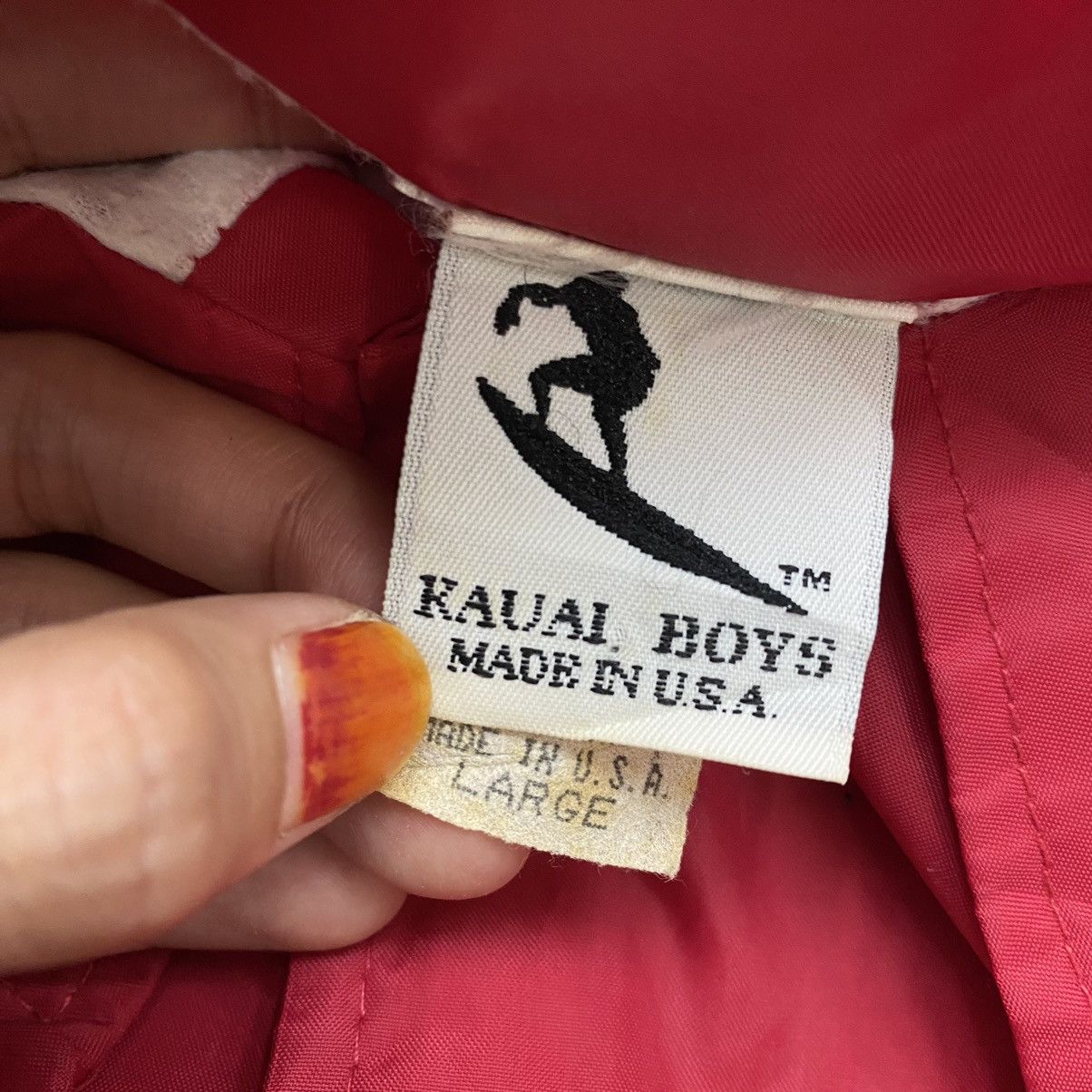 Vintage Vintage 90s KAUAI BOYS Snap Button Mini Logo Print Red Size US XL / EU 56 / 4 - 3 Thumbnail