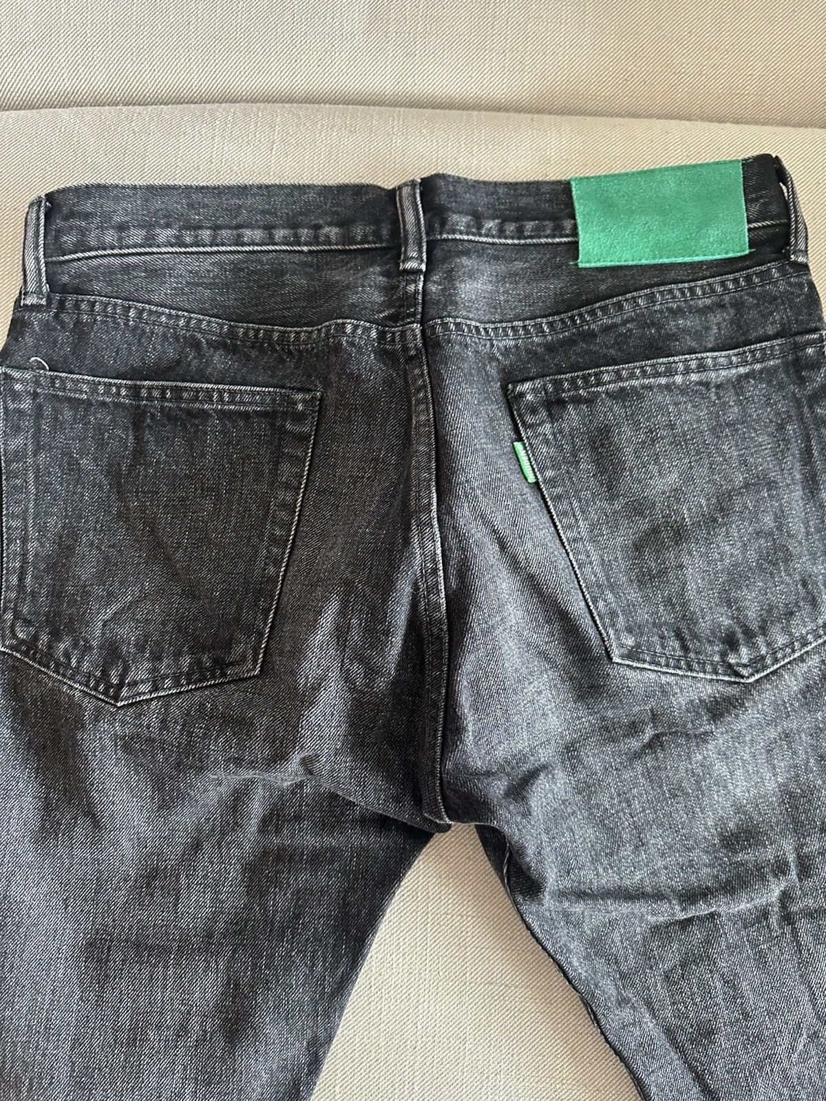HIDDEN Hidden NY Made in Japan Black Washed Denim Pants Size US 30 / EU 46 - 7 Thumbnail