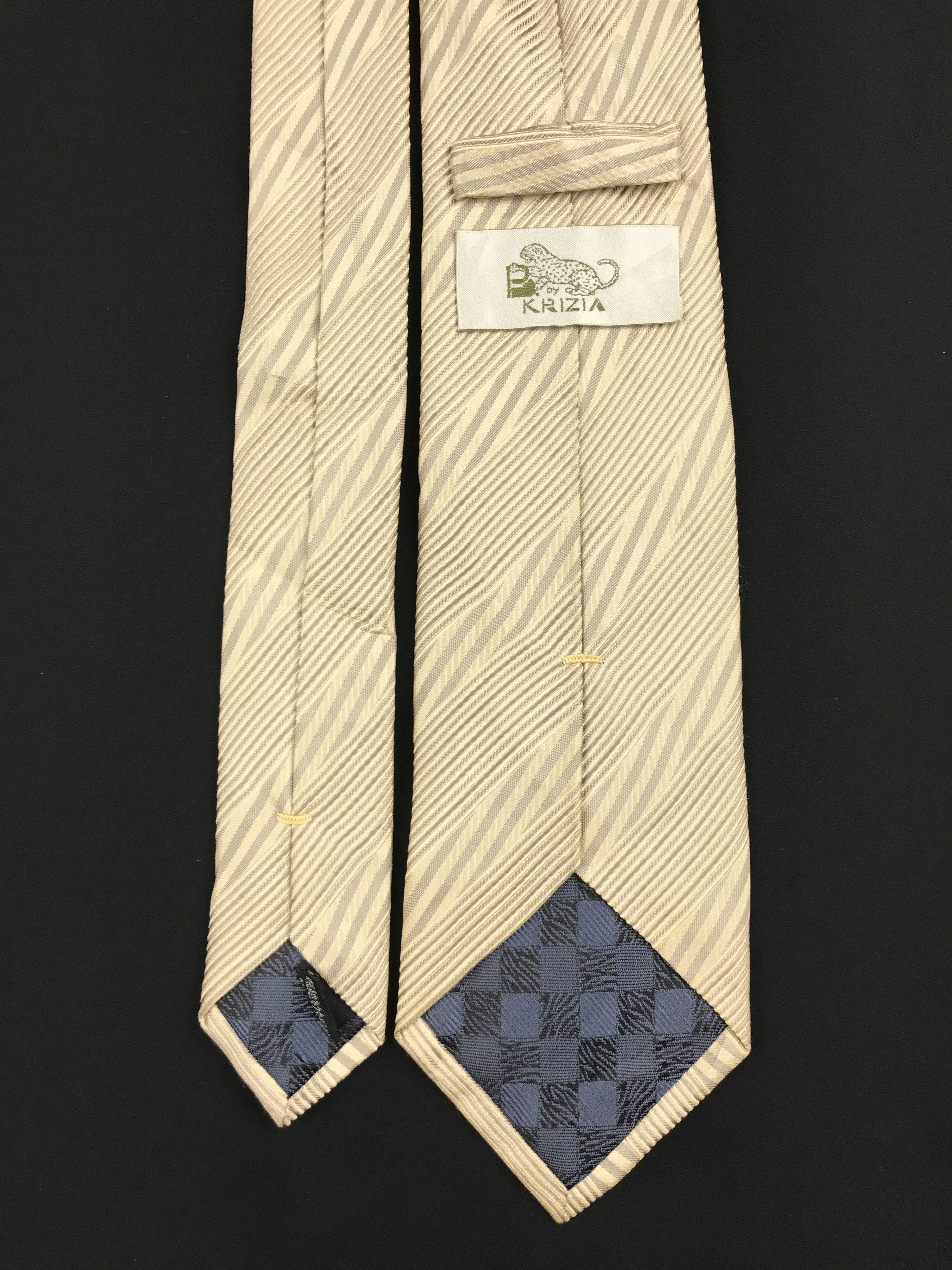 Designer × Krizia Uomo × Vintage Vintage Krizia Uomo Silk Necktie Size ONE SIZE - 3 Thumbnail