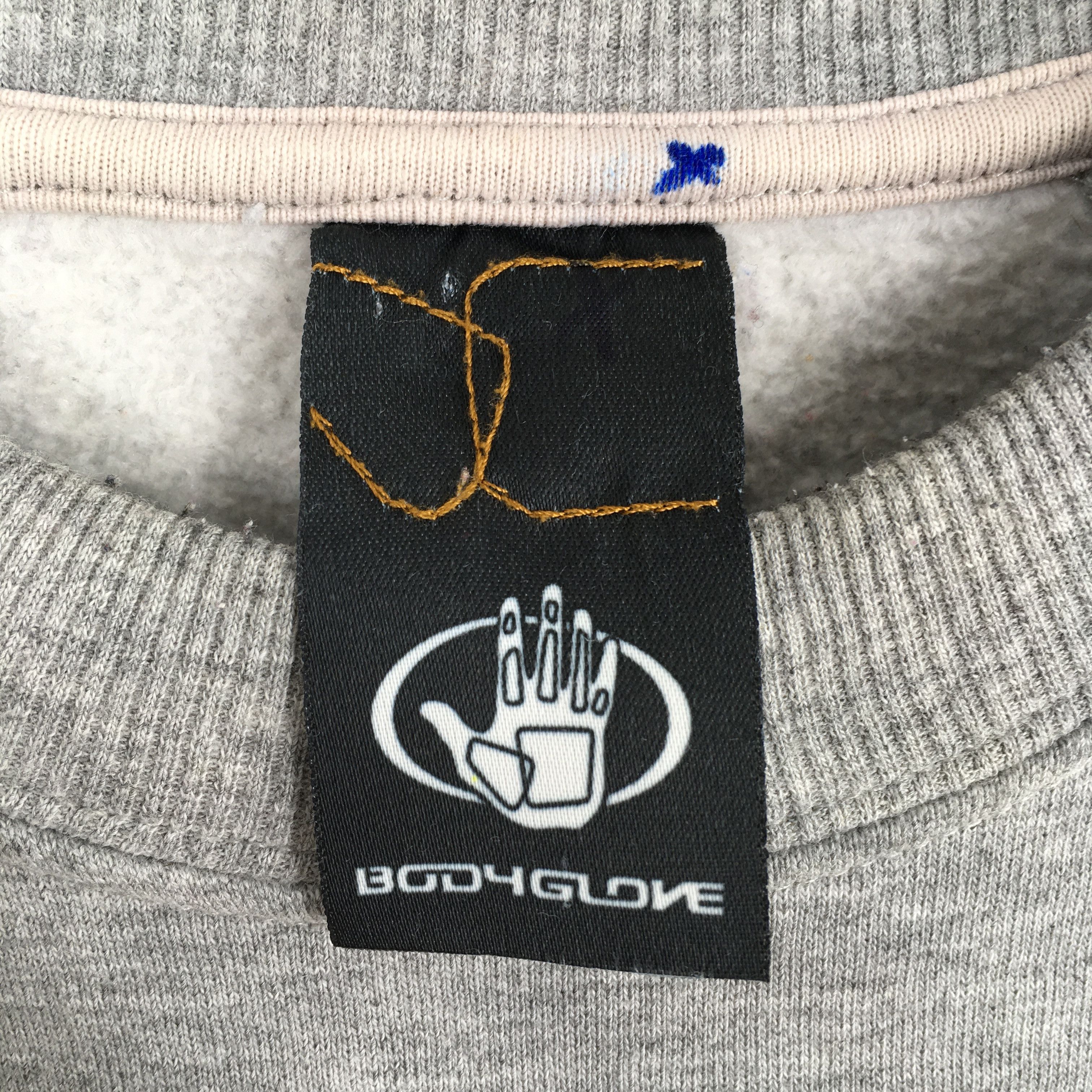 Body Glove × Vintage Vintage 90s Body Glove Surfing Gray Sweatshirt Large Size US L / EU 52-54 / 3 - 4 Thumbnail