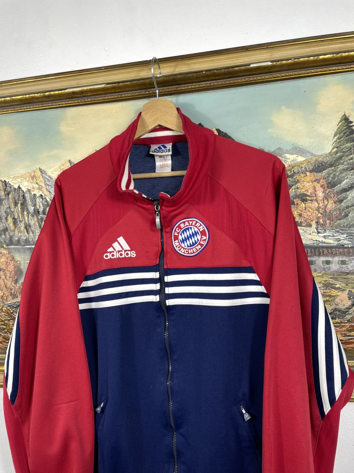 Adidas × Vintage Adidas 3 Stripes Tracksuit Retro Bayern Monachium Soccer Size US M / EU 48-50 / 2 - 4 Thumbnail